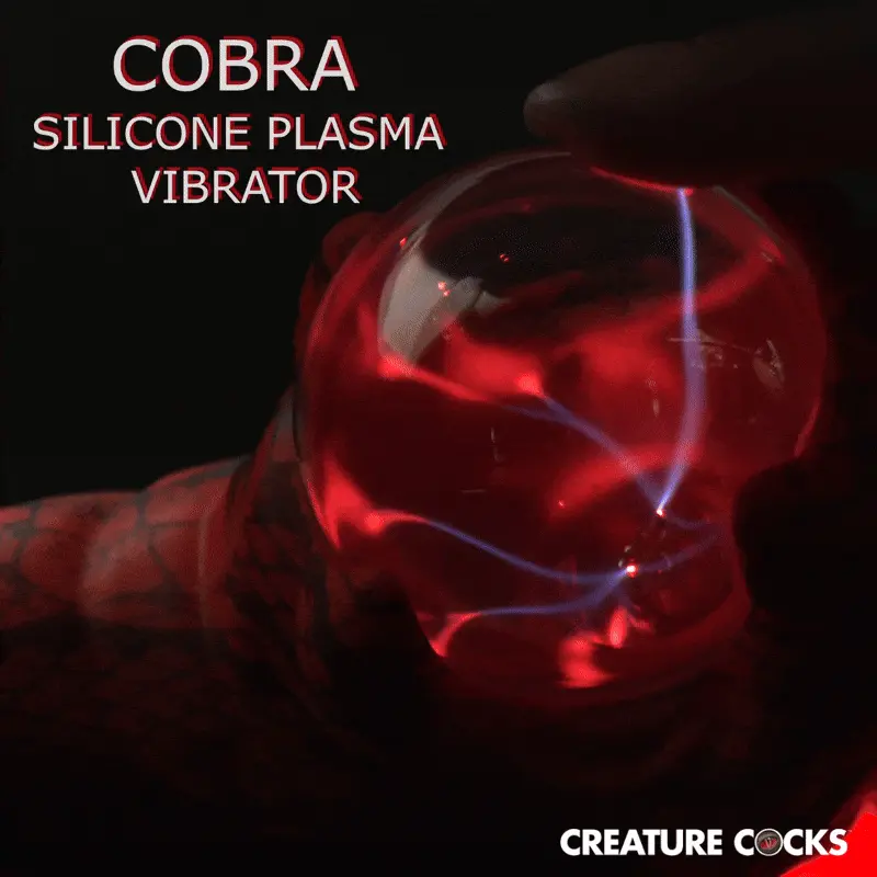 Cobra Rechargeable Silicone Dual Use Plasma Vibrator By Creature Cocks - Image 2
