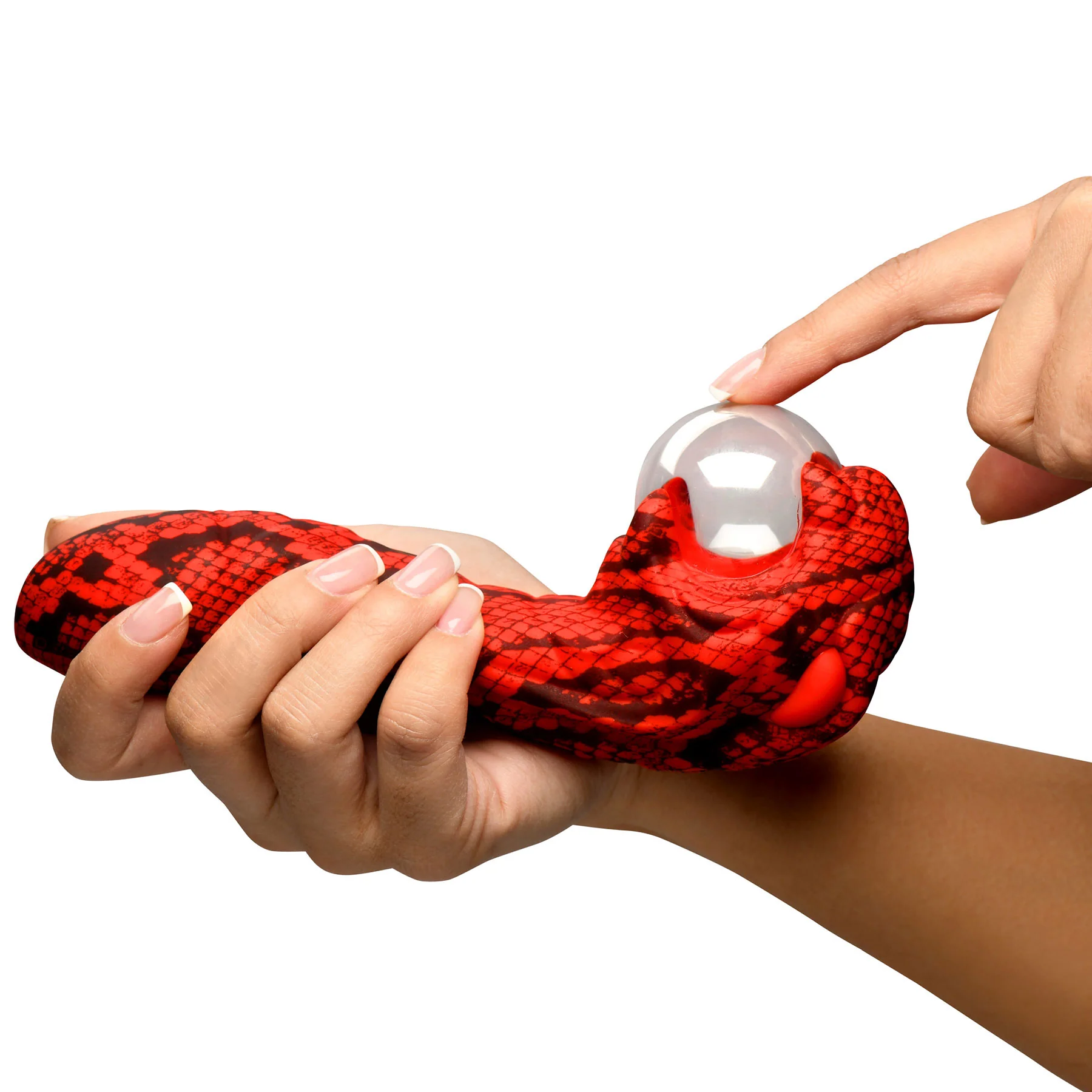 Cobra Rechargeable Silicone Dual Use Plasma Vibrator By Creature Cocks - Image 7