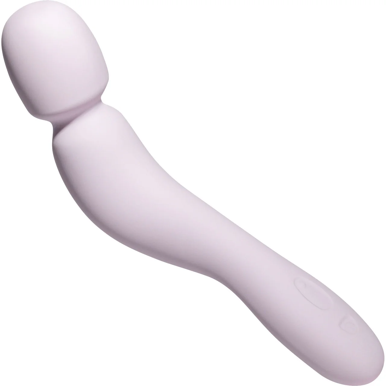 COM Silicone Waterproof Rechargeable Wand Vibrator By Dame - Quartz - Image 5