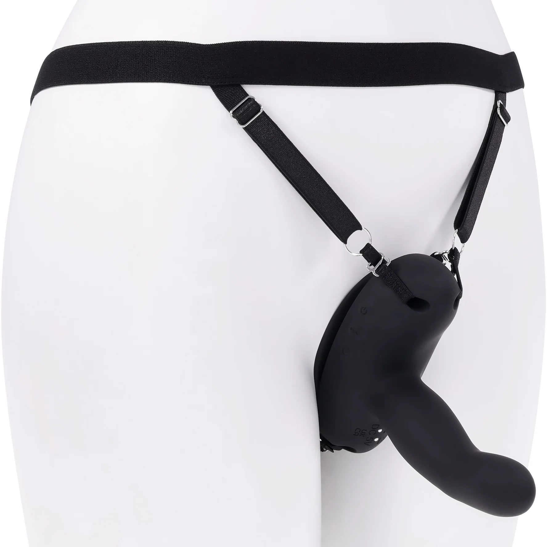 Come Closer Rechargeable Silicone Strap-On Vibrator With Remote By Evolved Novelties - Image 23