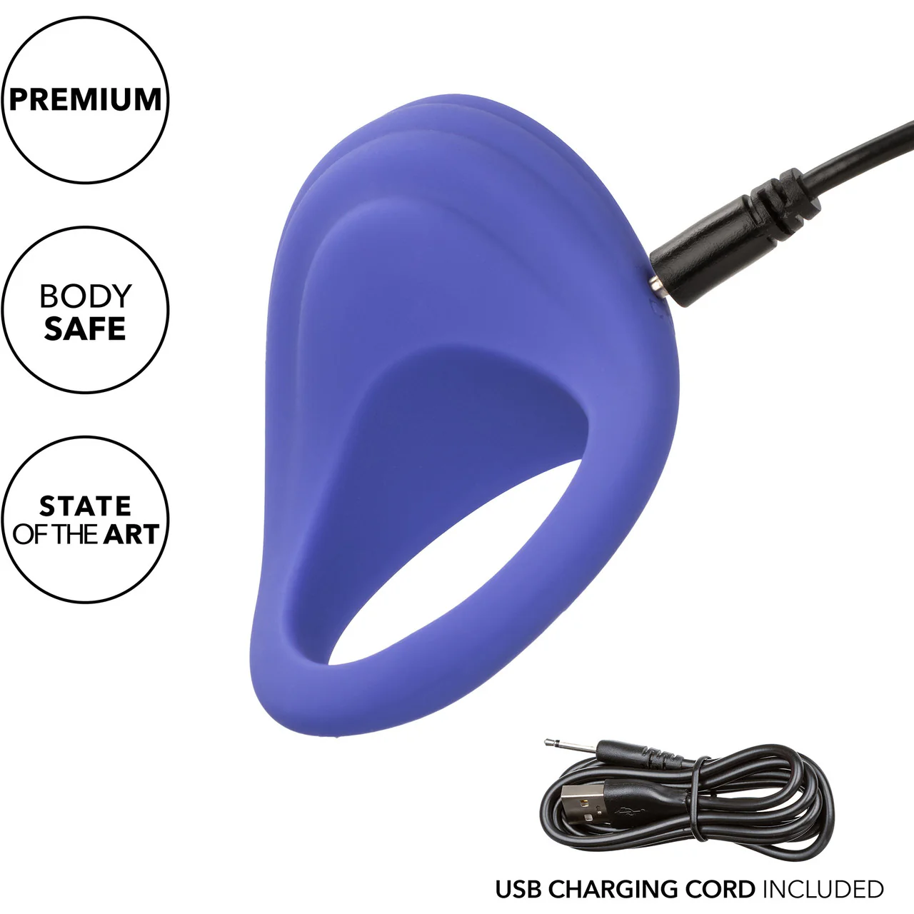 Connect® Couples Ring Rechargeable Waterproof Silicone App Enabled Vibrating Cock Ring By CalExotics - Image 6