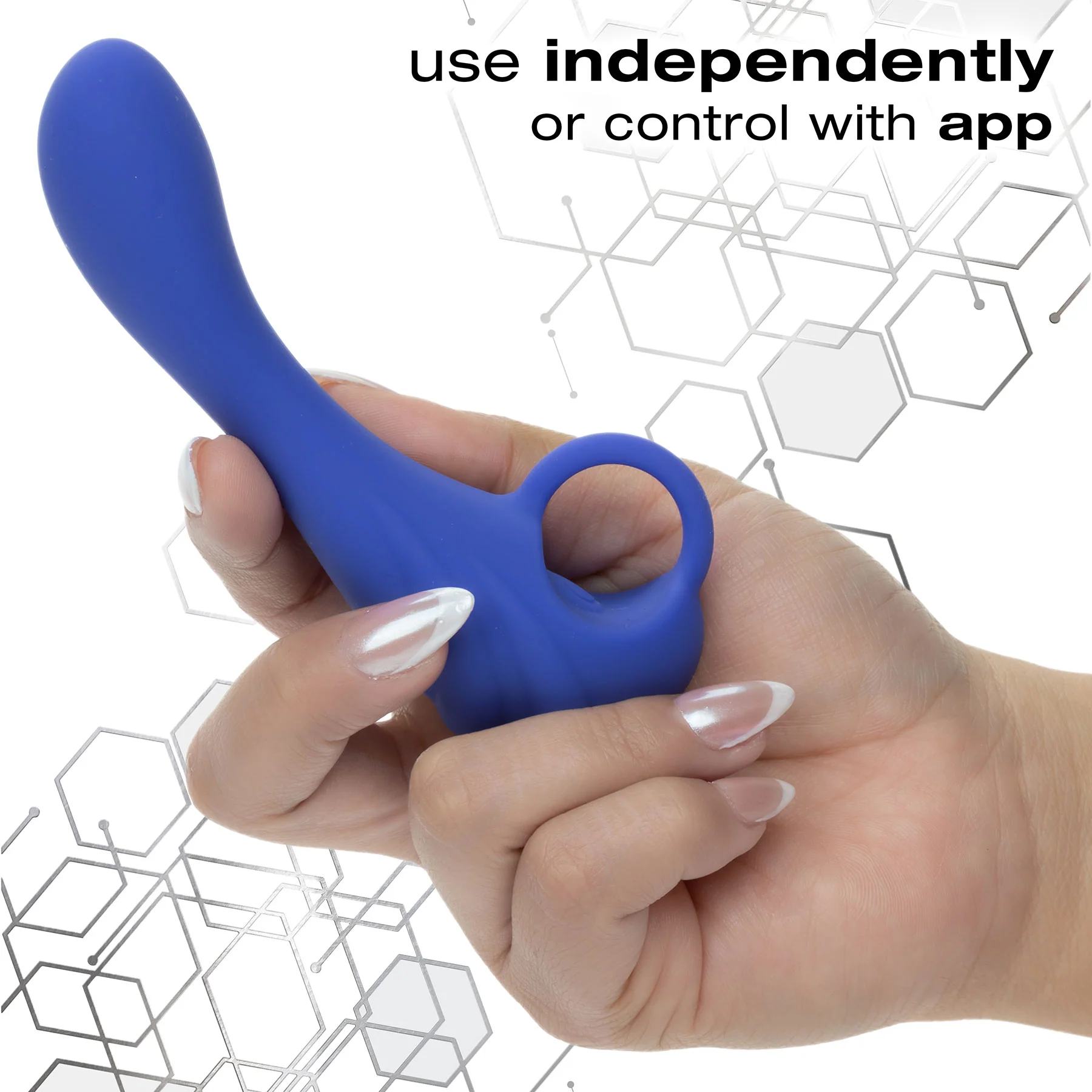 Connect® Explorer Silicone App Enabled Waterproof Vibrating Probe - Image 4