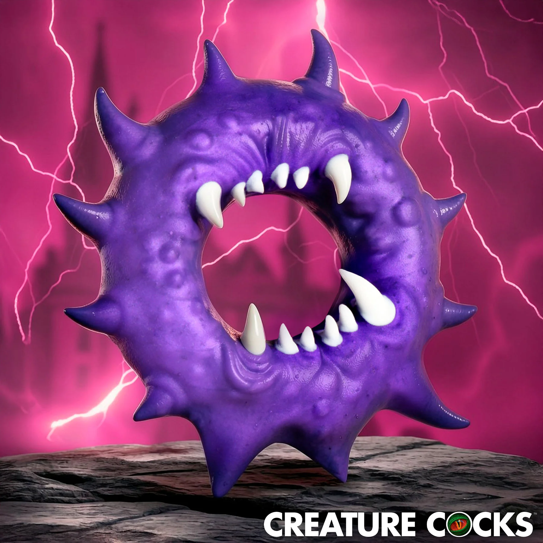 Constrictor Vampire Inspired Silicone Cock Ring By Creature Cocks - Image 3