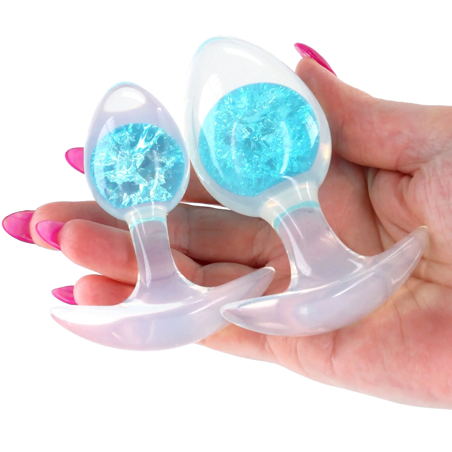 Cosmic Glams Silicone 2 Piece Anal Plug Kit - Image 2