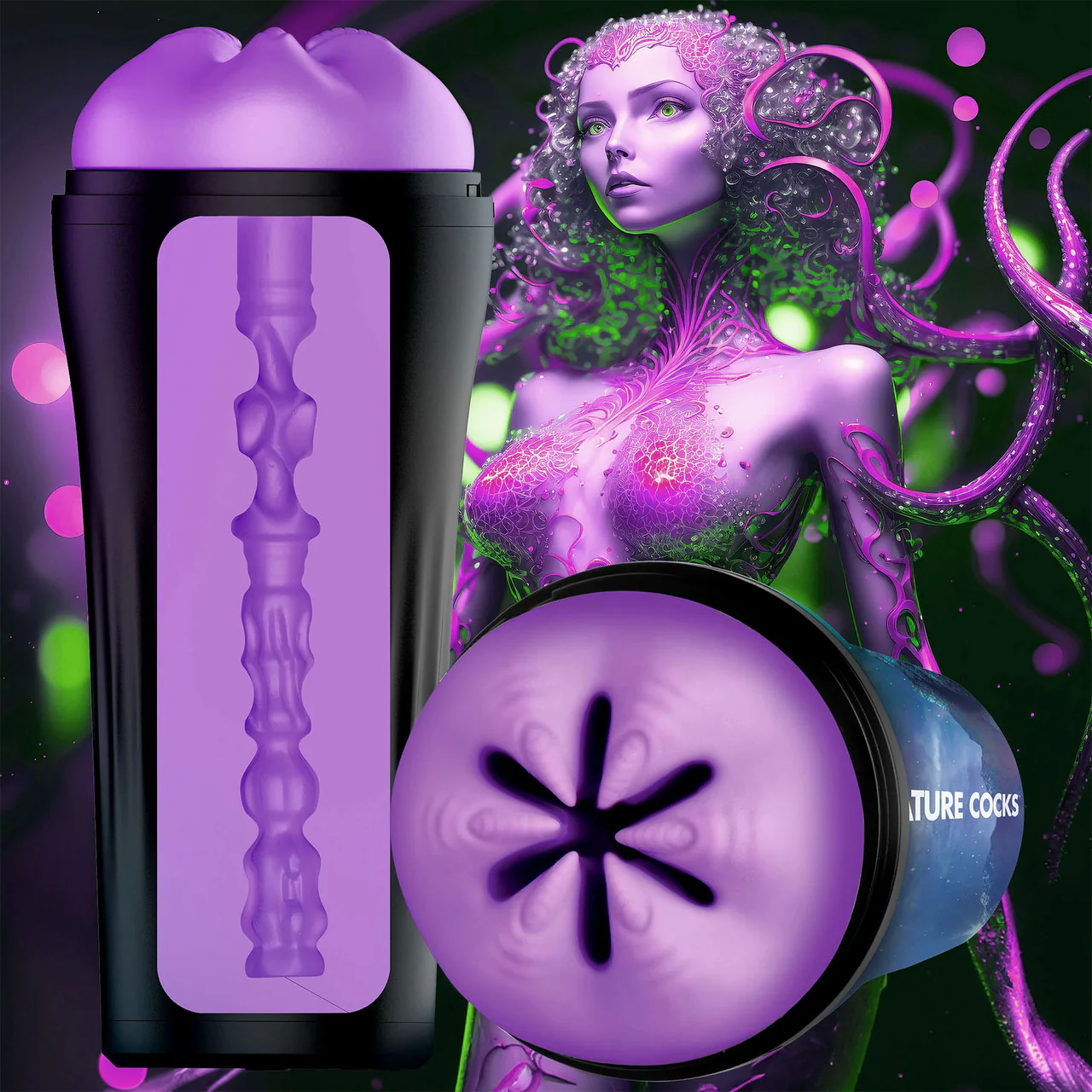 Creature Cocks Wormhole Alien Stroker Fantasy Penis Masturbator - Image 11