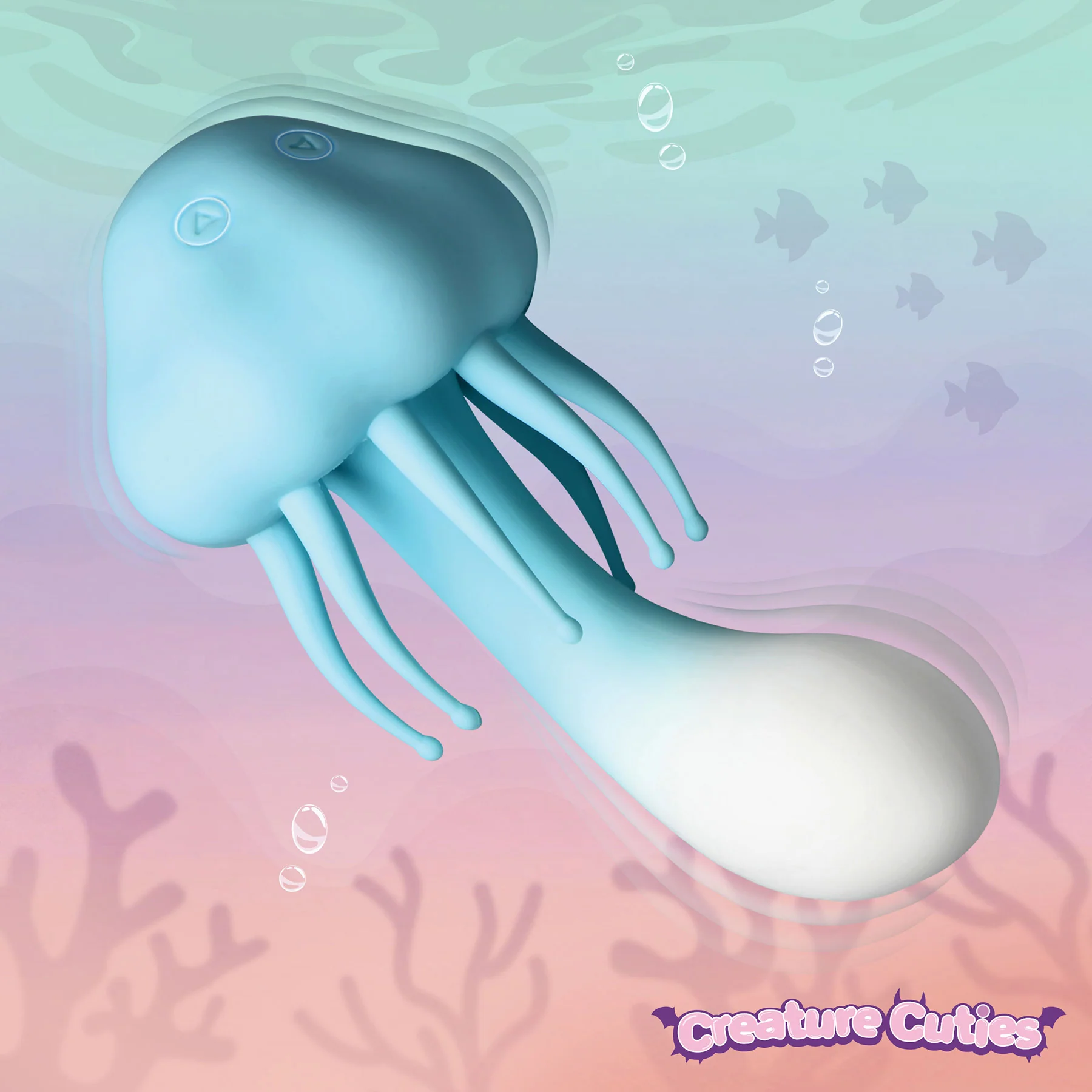 Creature Cuties Jellyvibe Rechargeable Silicone Vibrator - Image 10