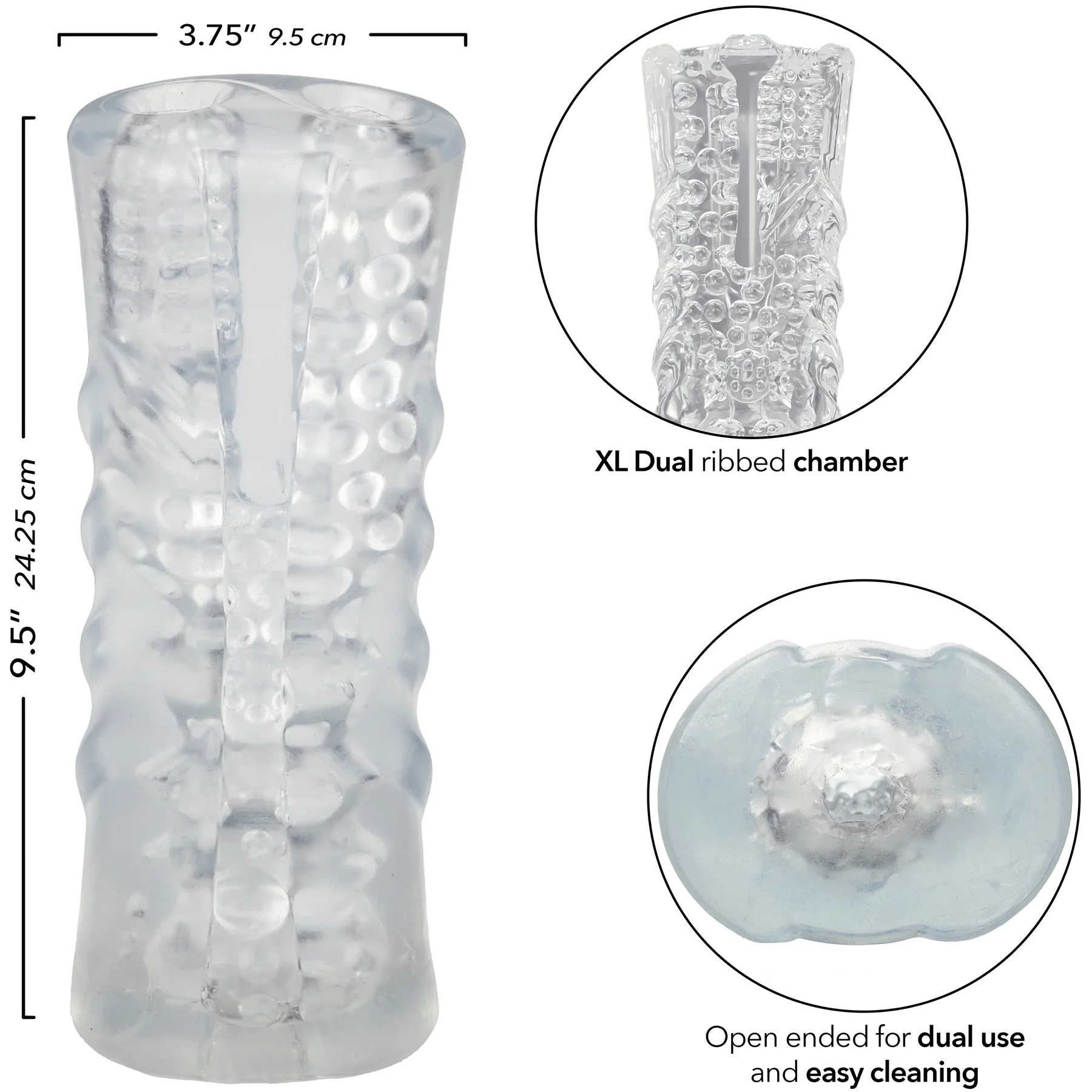 Cycloneâ„¢ Dual Chamber Penis Stroker XL - Image 7