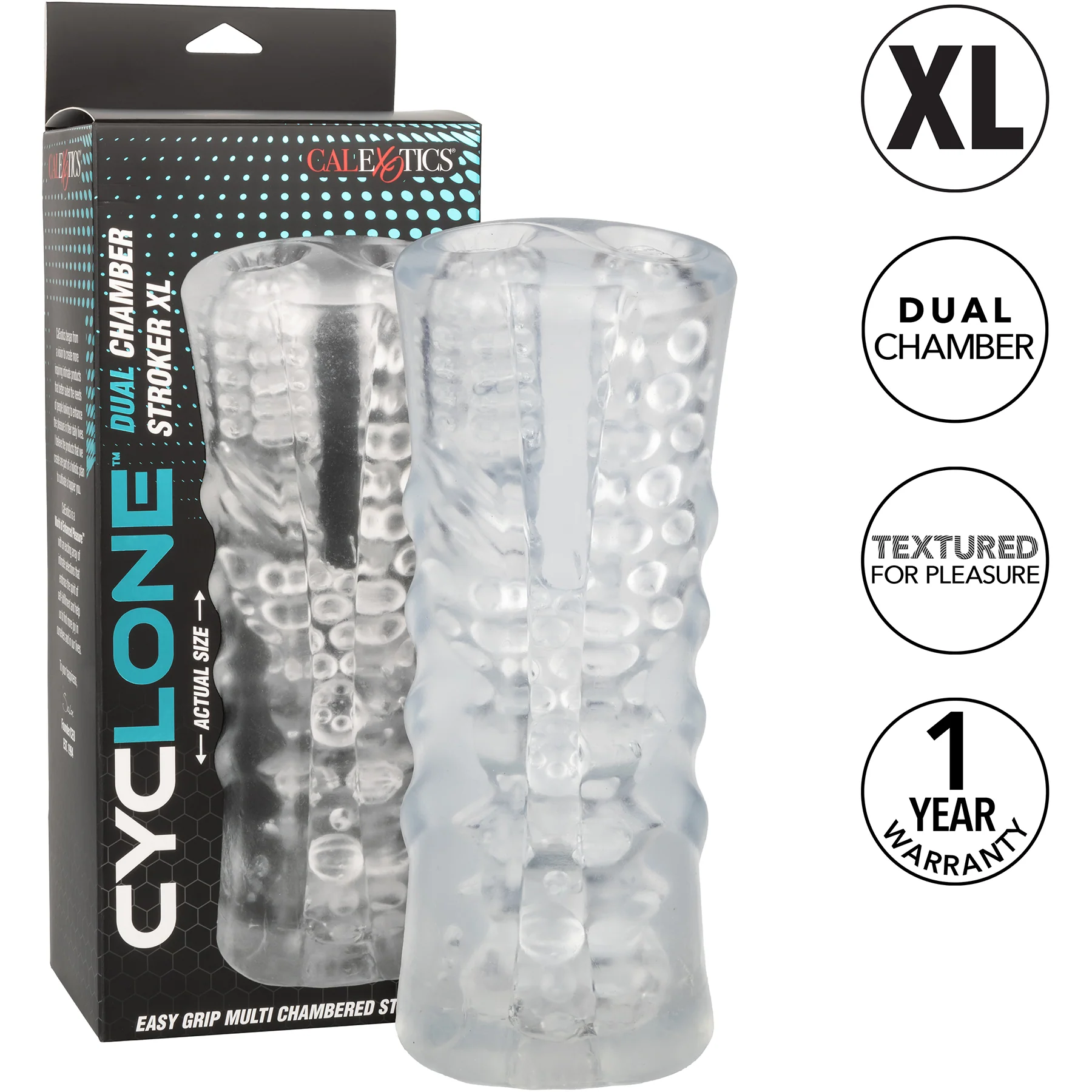Cycloneâ„¢ Dual Chamber Penis Stroker XL - Image 8
