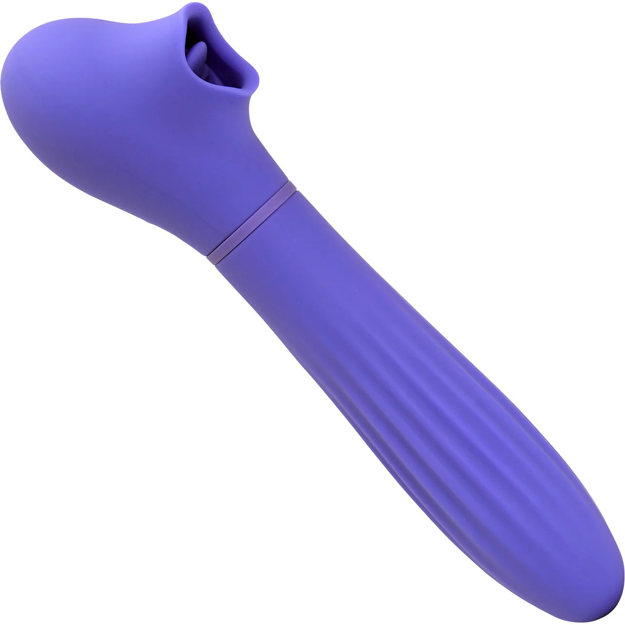 Daisy Triple Action Thrusting & Flickering Tongue Vibrator With Suction By Nu Sensuelle - Ultra Violet - Image 2