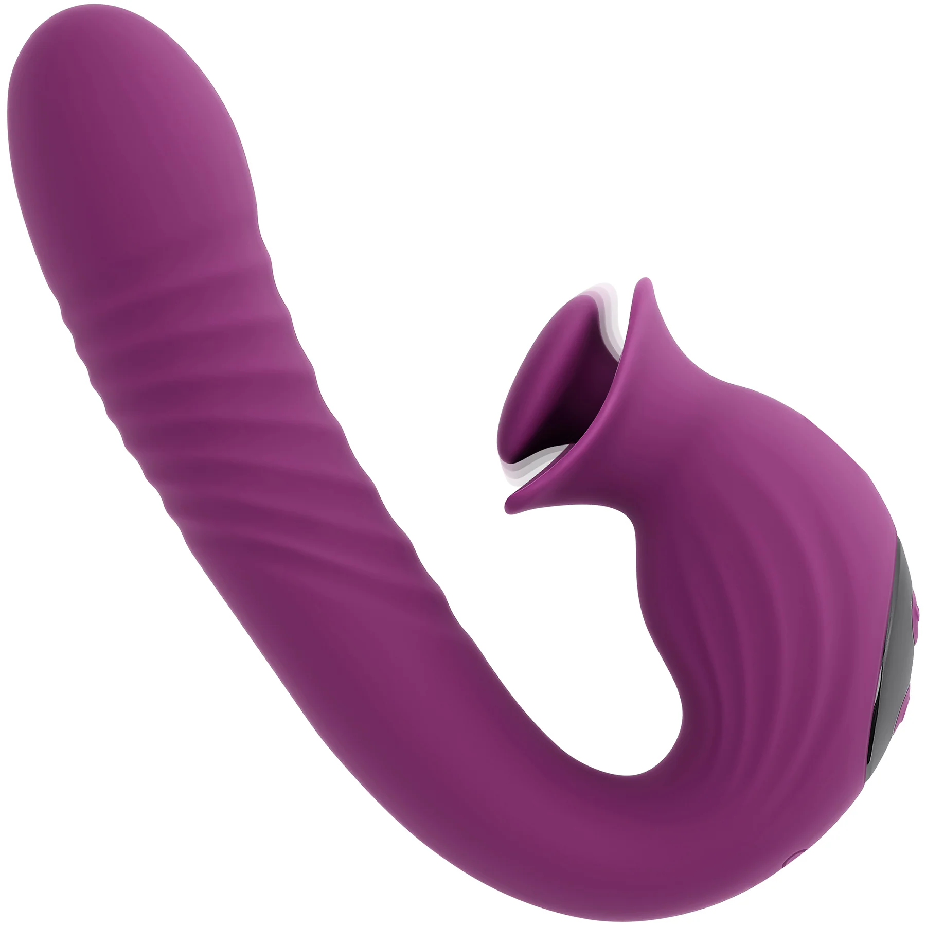 Deep Ecstasy Thrusting Vibrator With Rotating Clitoral Stimulator By Evolved Novelties - Image 3