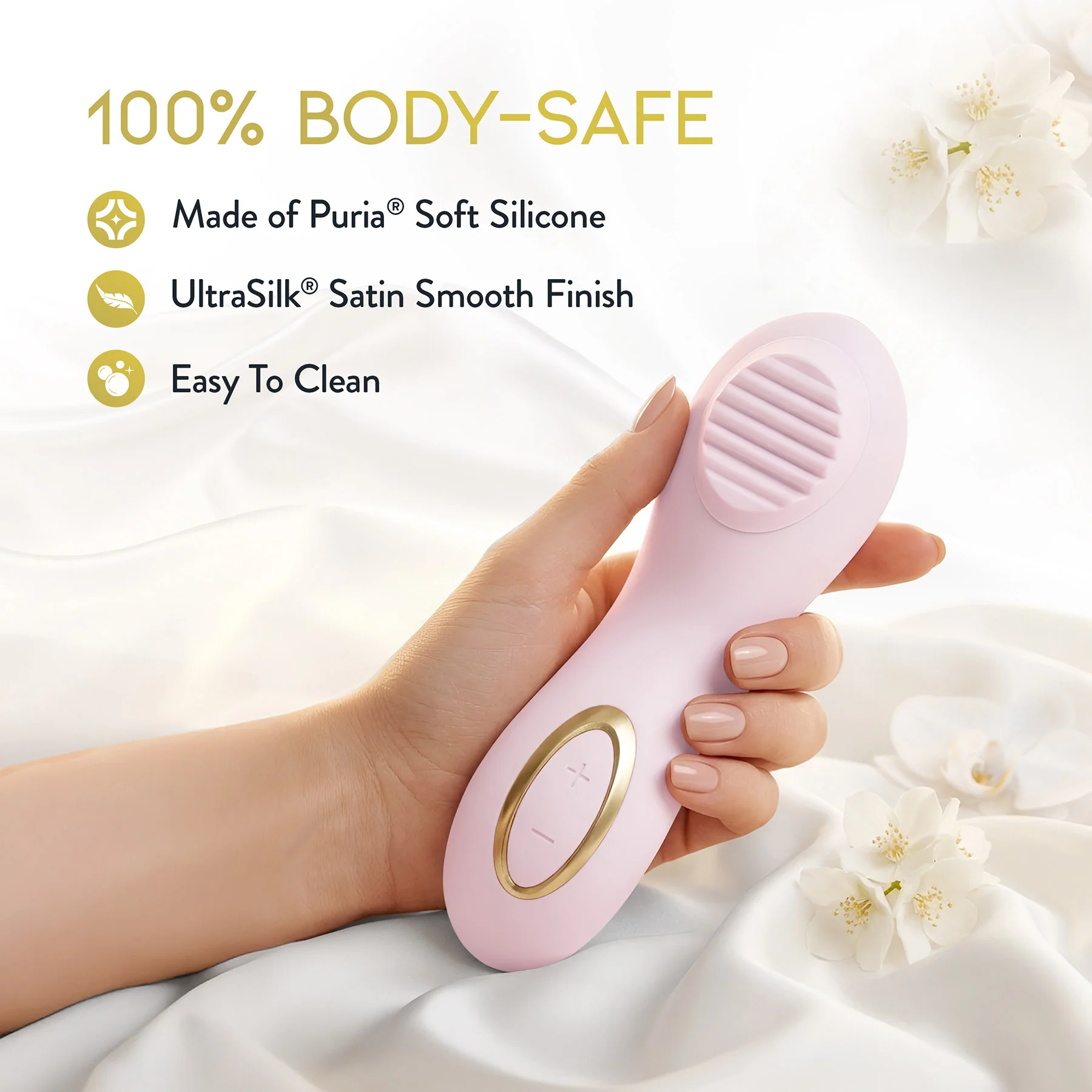 Délice Dahlia Rechargeable Silicone Stimulating Clitoral Massager By Blush - Image 6
