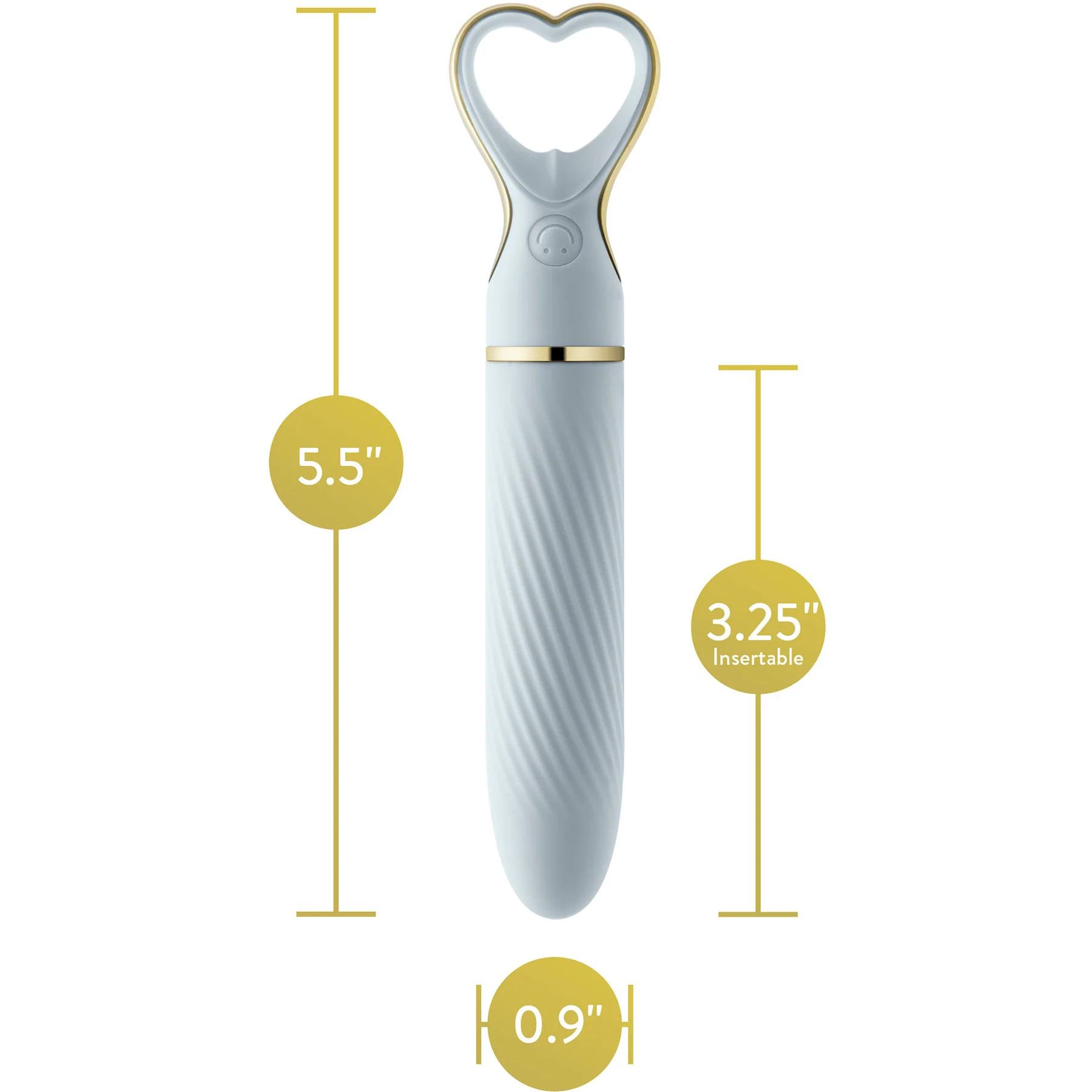 Délice Heartthrob Textured Rechargeable Silicone Vibrator By Blush - Image 24