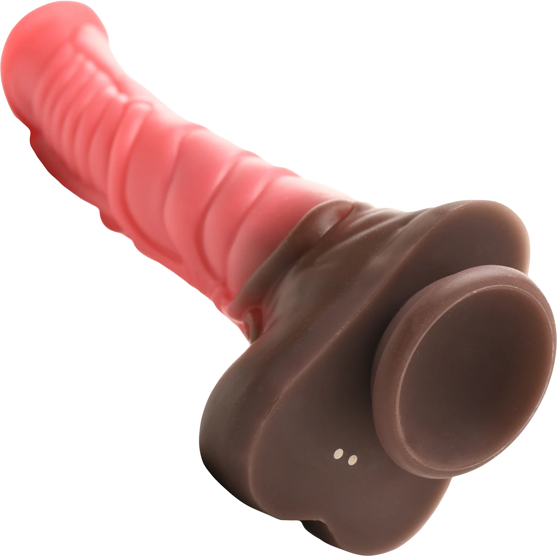 Deluxe Centaur 9.5" Thrusting & Vibrating Silicone Suction Cup Dildo By Creature Cocks - Image 15
