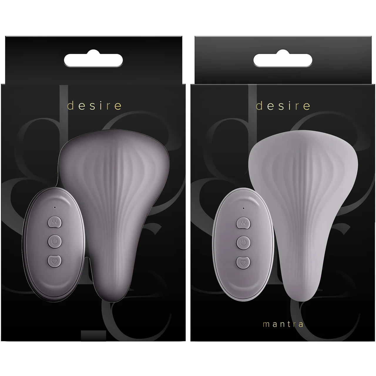 Desire Mantra Rechargeable Silicone Panty Vibrator With Remote - Gray - Image 3