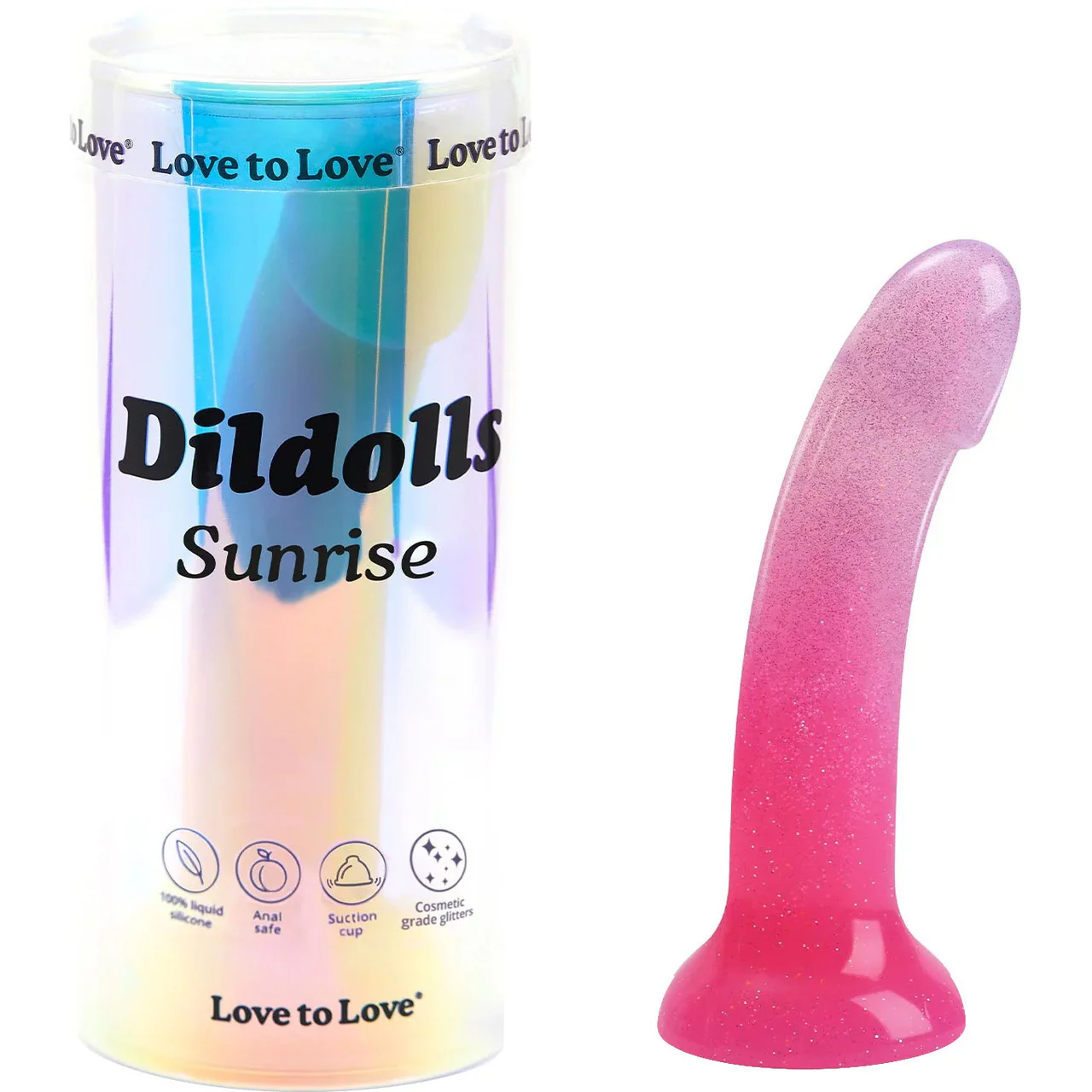 Dildolls Silicone Dildo With Suction Cup Base By Love To Love - Sunrise - Image 4