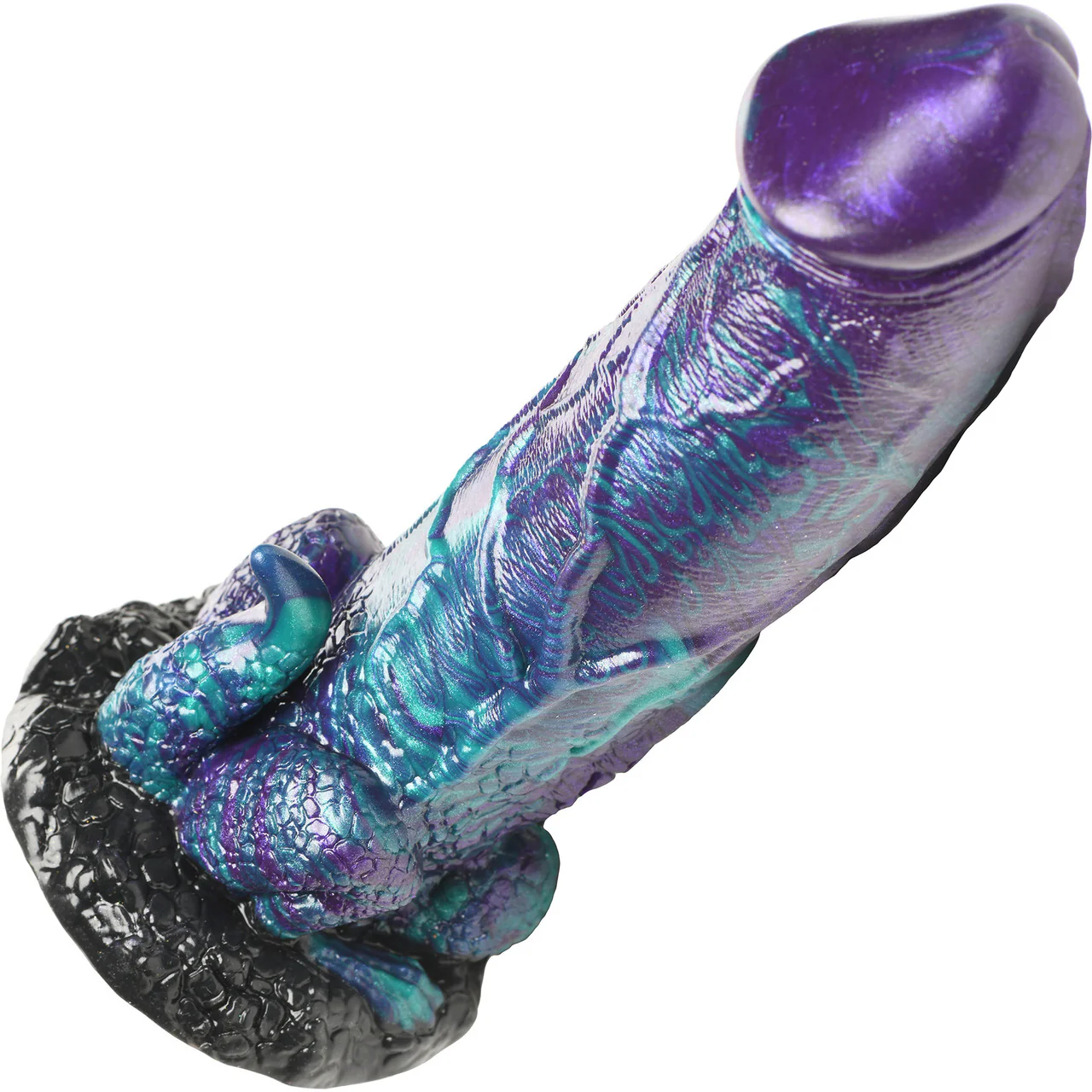Dino-Dick 9" Silicone Suction Cup Dildo By Creature Cocks - XL - Image 3