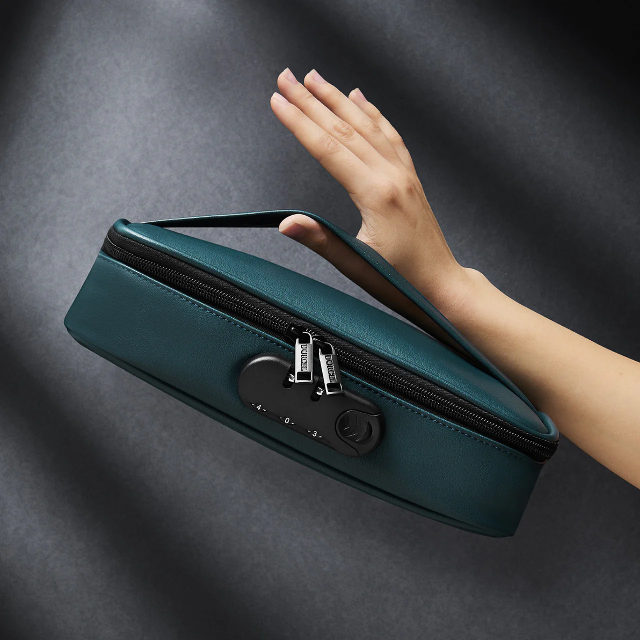 Dorcel Discreet Toy Storage Box With Combination Lock - Luxury Green - Image 3