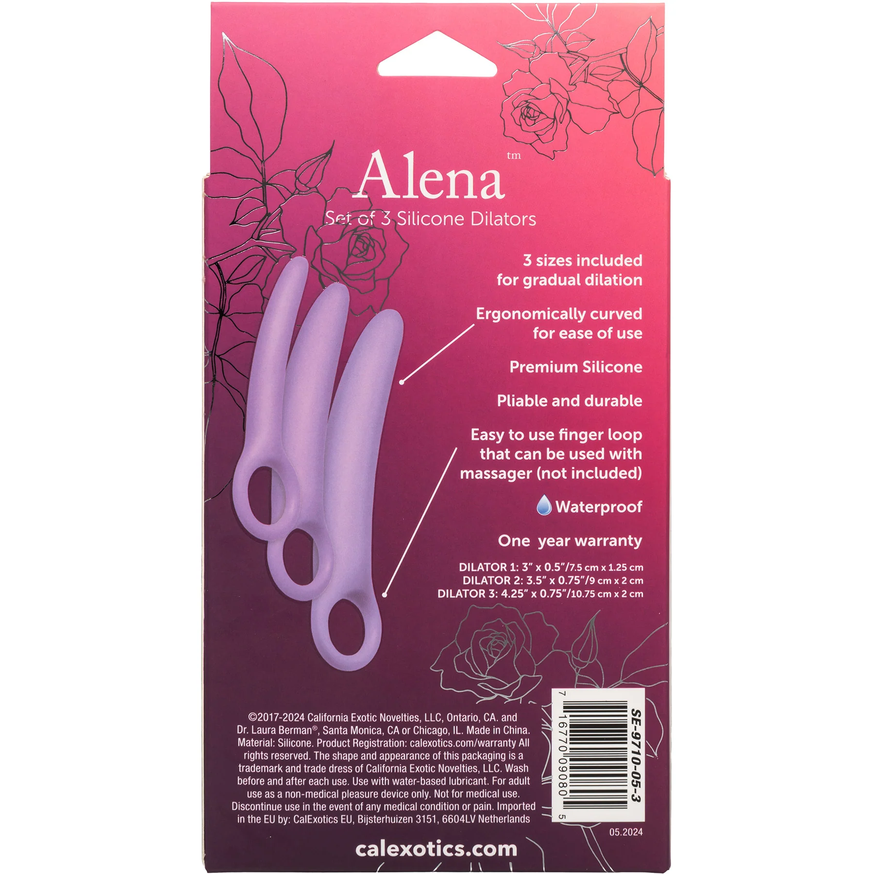 Dr. Laura Berman® Alena Set of 3 Silicone Dilators - Image 9