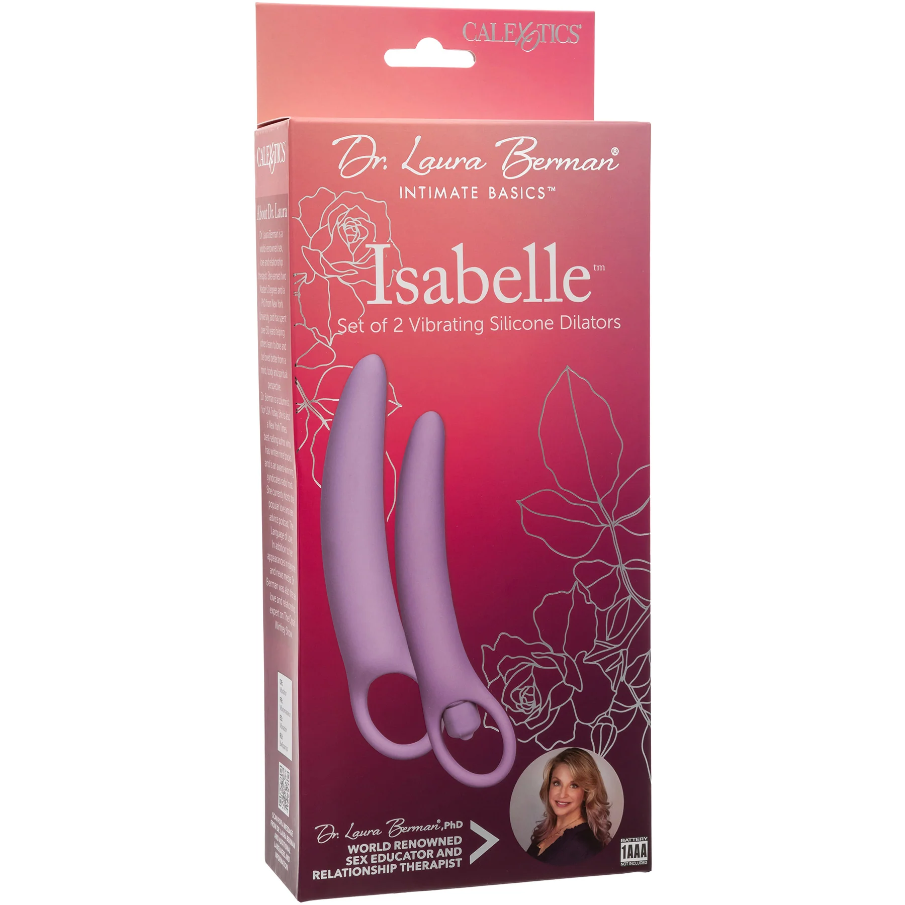 Dr. Laura Berman® Isabelle™ Set of 2 Vibrating Silicone Dilators - Image 3