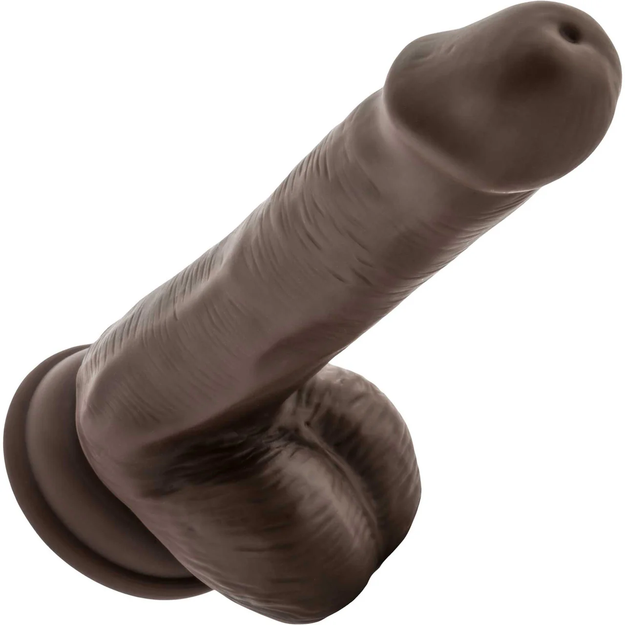 Dr. Skin Dr. Daniel 6 Inch Silicone Suction Cup Dildo by Blush - Chocolate - Image 3