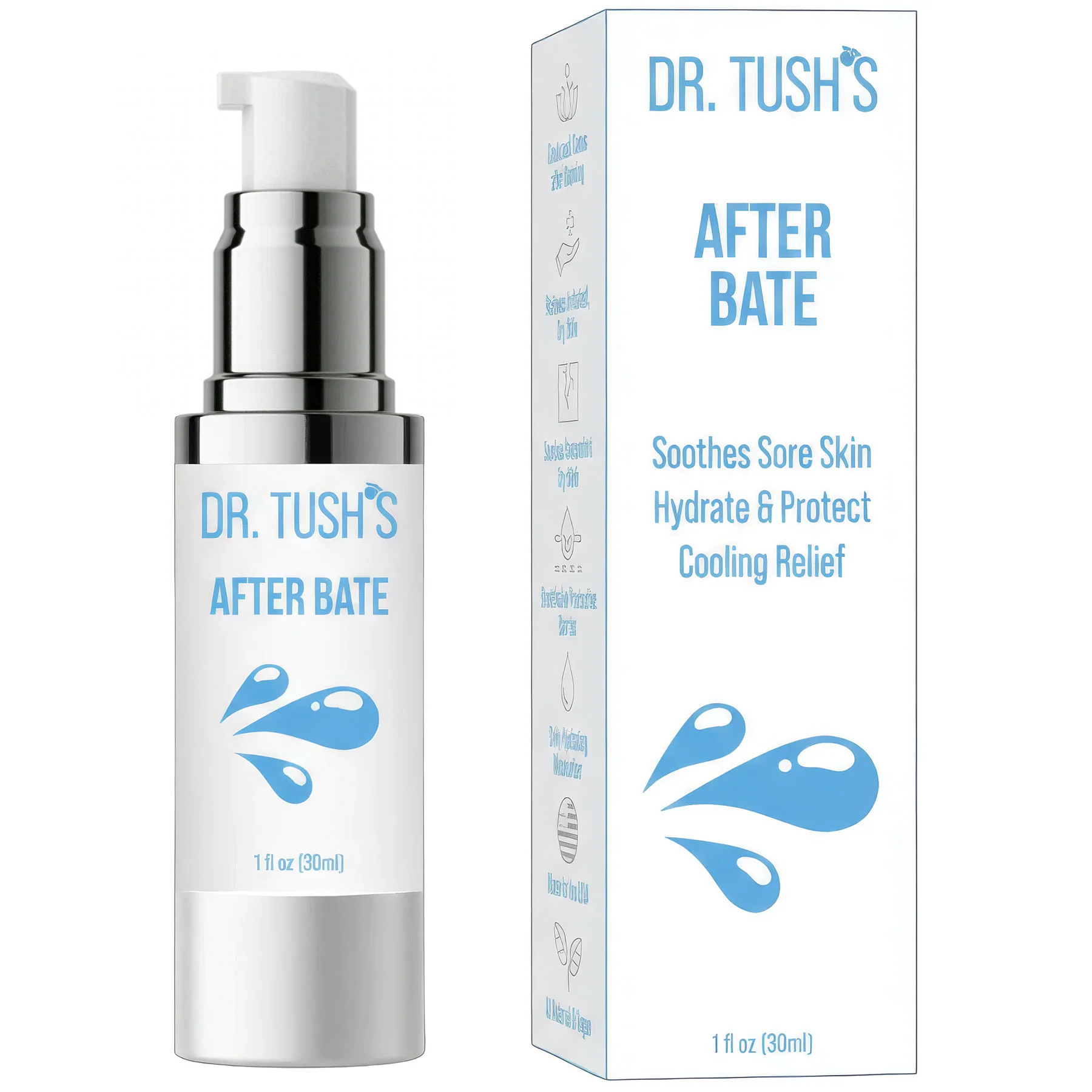Dr. Tush's After Bate Male Intimate Aftercare and Recovery Gel 1 fl oz - Image 2