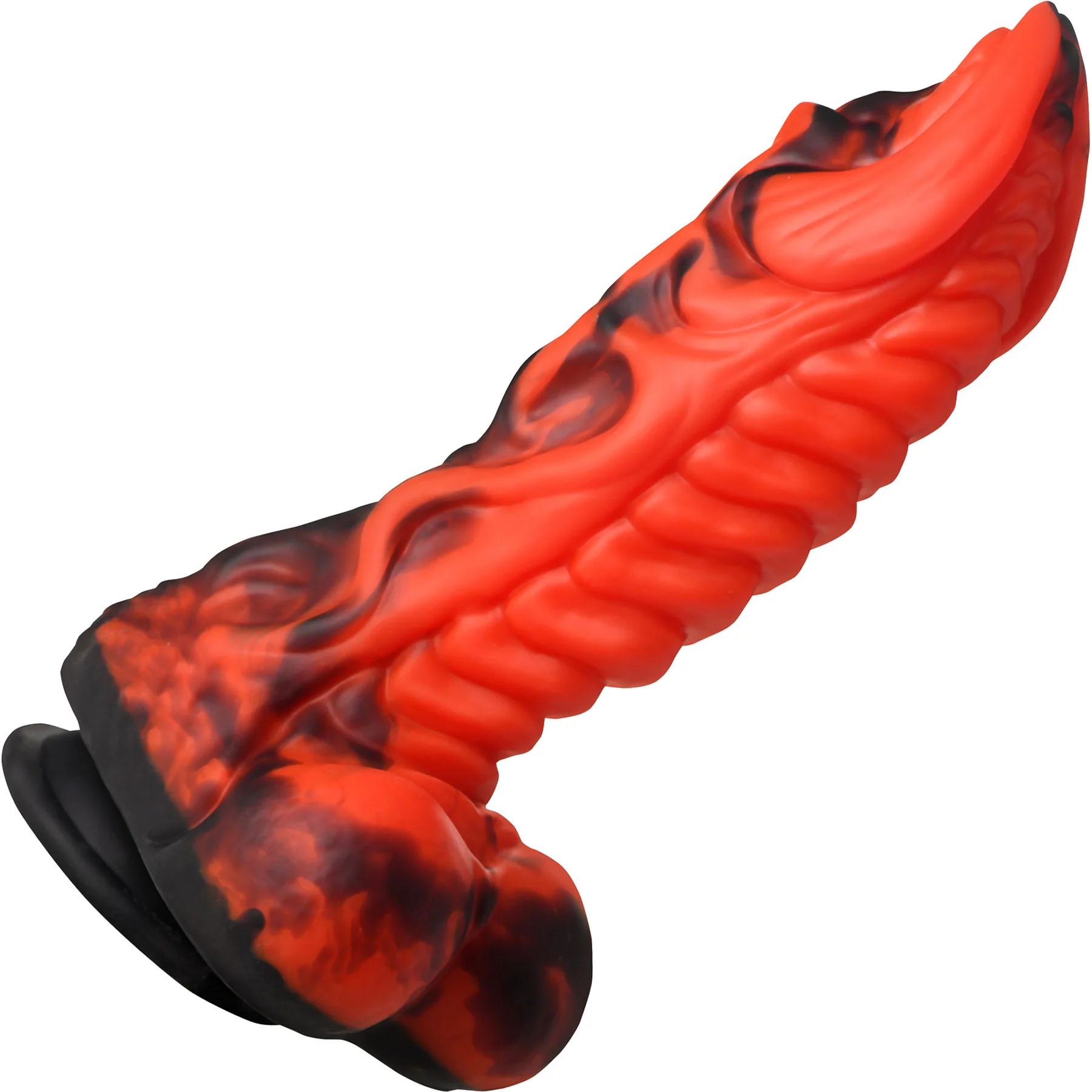 Dragon Thrust 9.5" Thrusting & Vibrating Silicone Suction Cup Dildo With Remote By Creature Cocks - Image 5