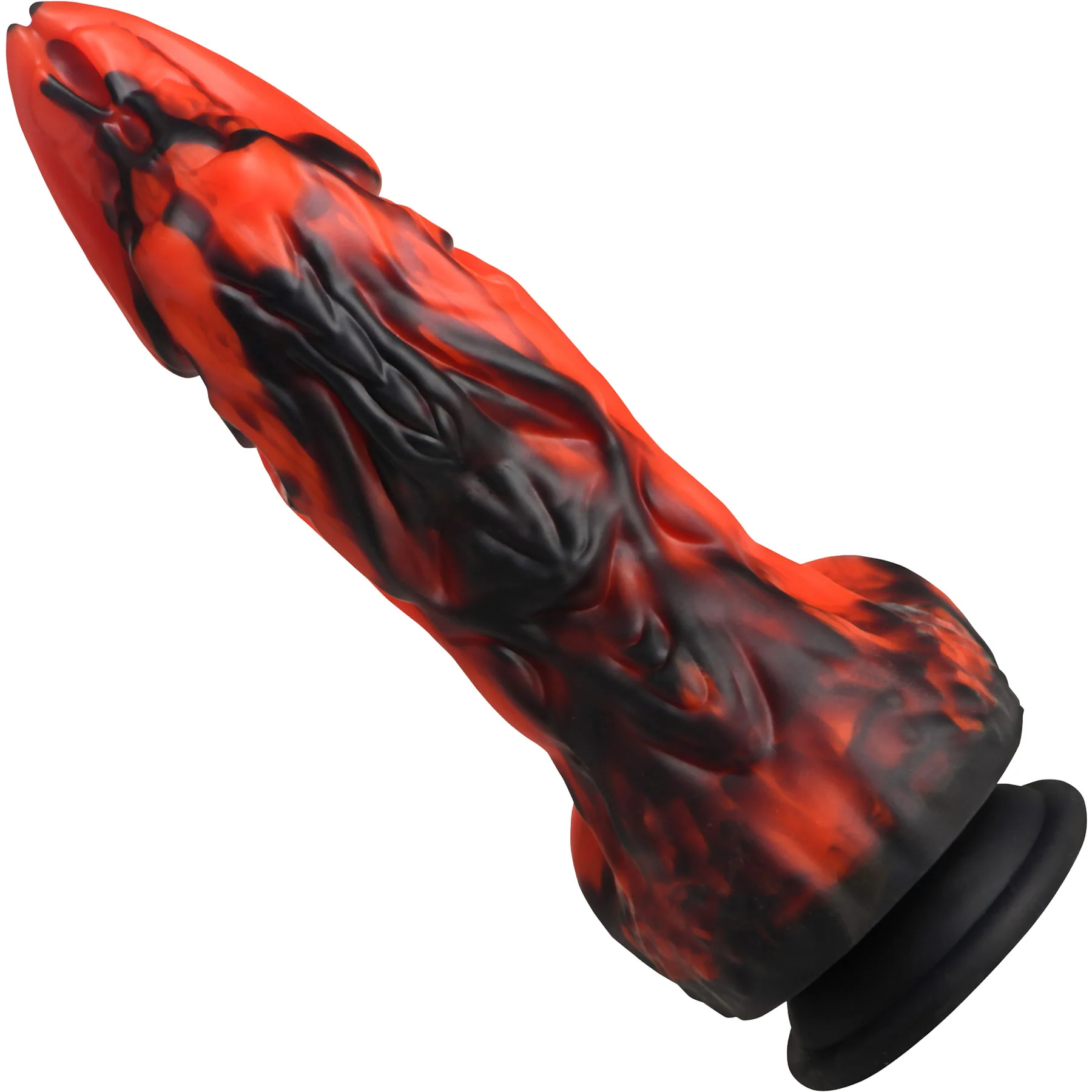 Dragon Thrust 9.5" Thrusting & Vibrating Silicone Suction Cup Dildo With Remote By Creature Cocks - Image 7