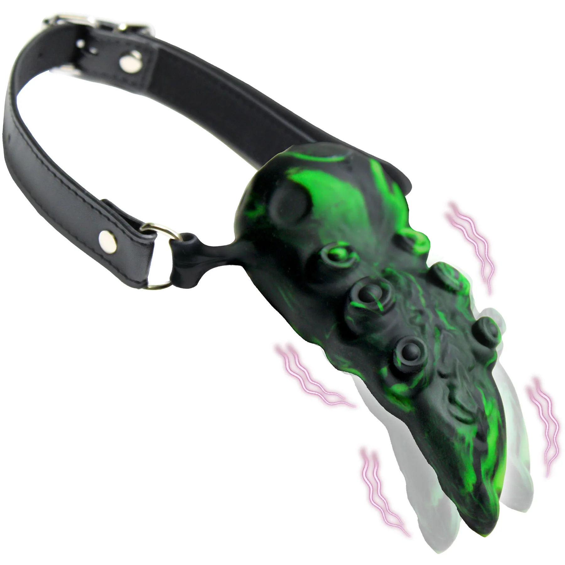 Dragon's Lick Vibrating Oral Enhancer With Harness By Creature Cocks - Image 3