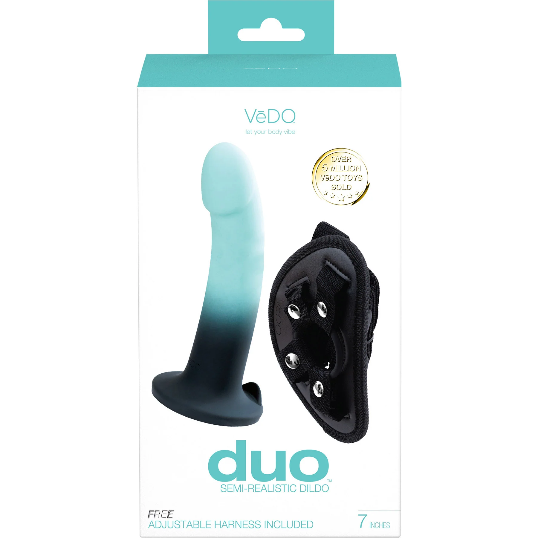 Duo Silicone Dildo Harness Kit By VeDO - Image 5