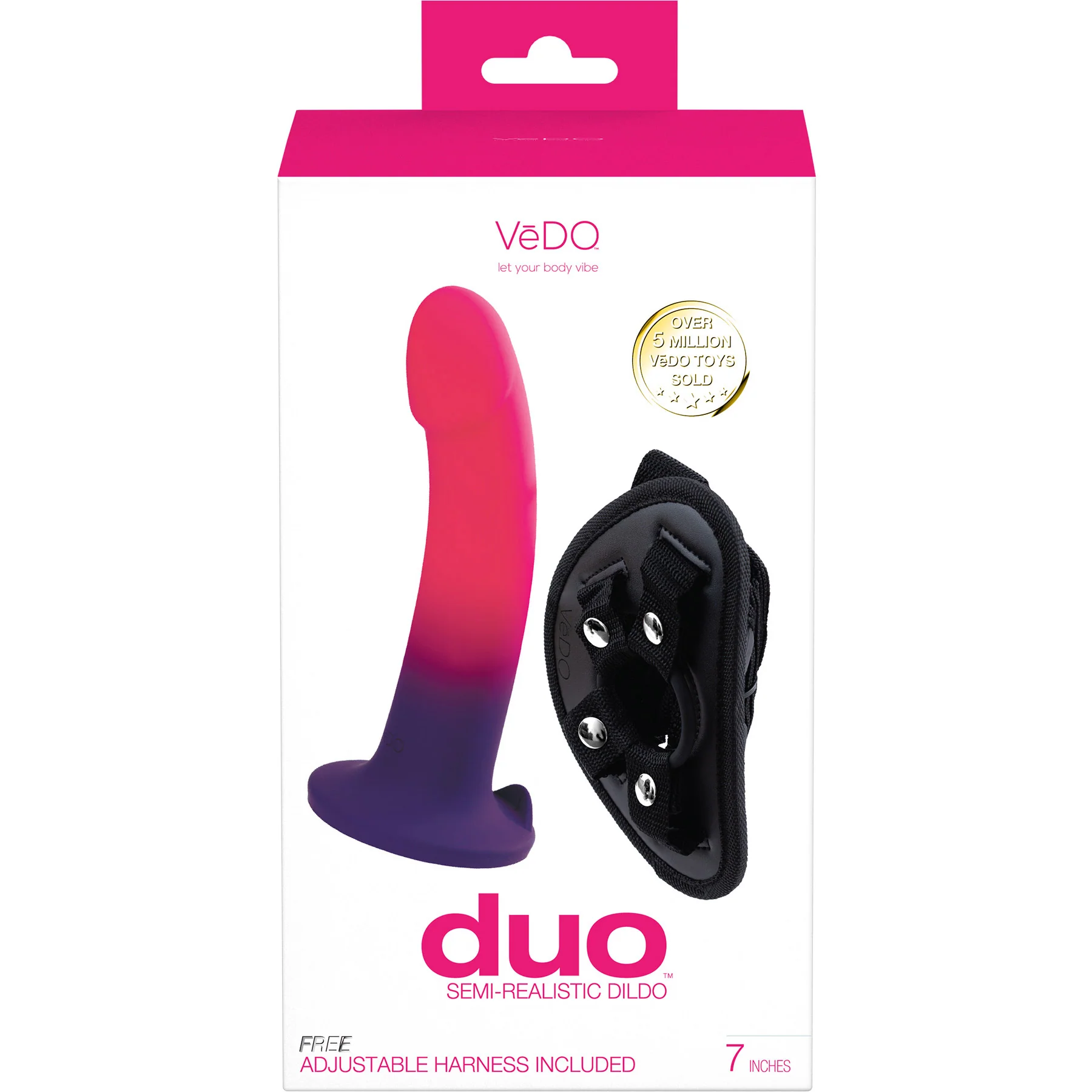 Duo Silicone Dildo Harness Kit By VeDO - Image 9