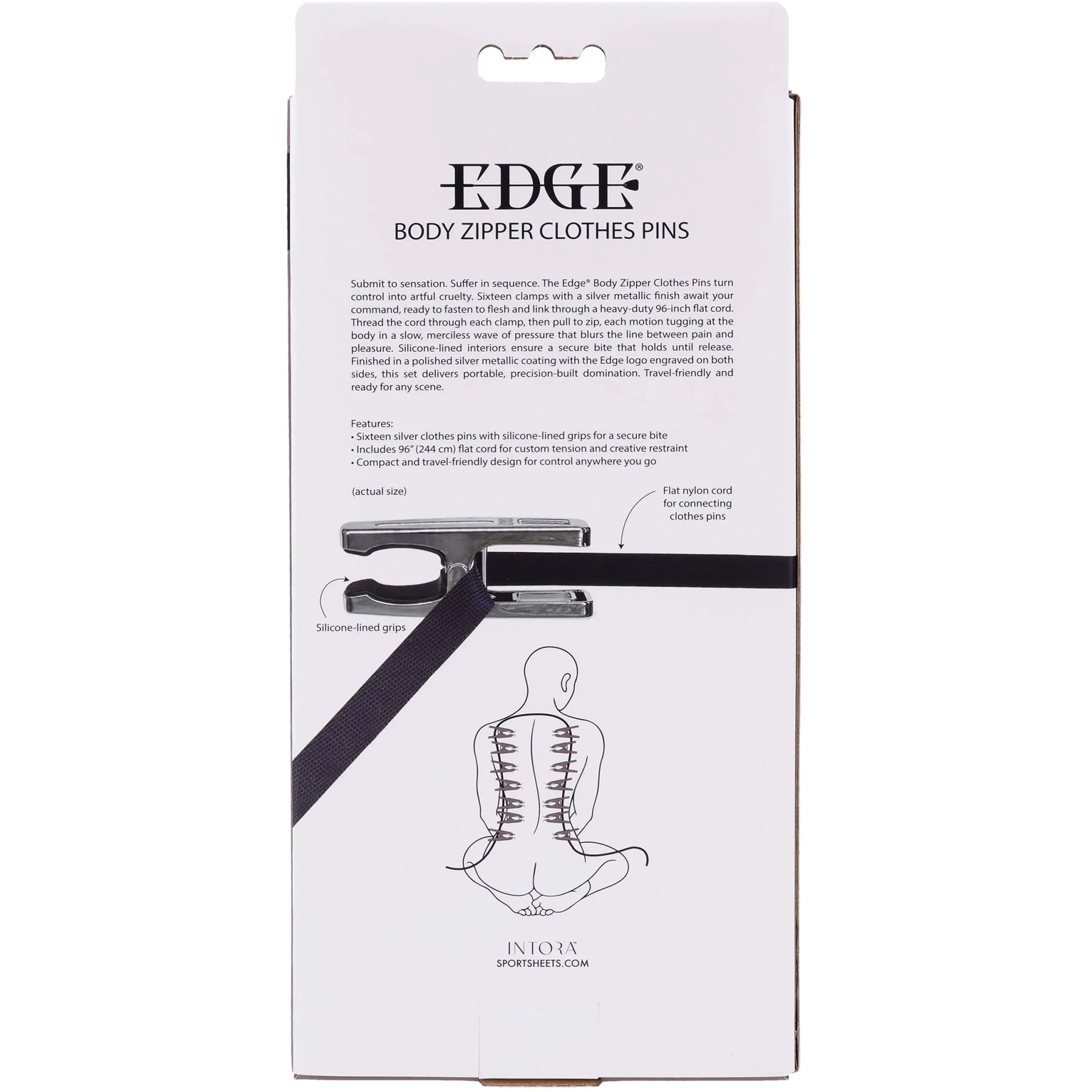 Edge® Body Zipper Clothes Pins By Sportsheets - Image 10
