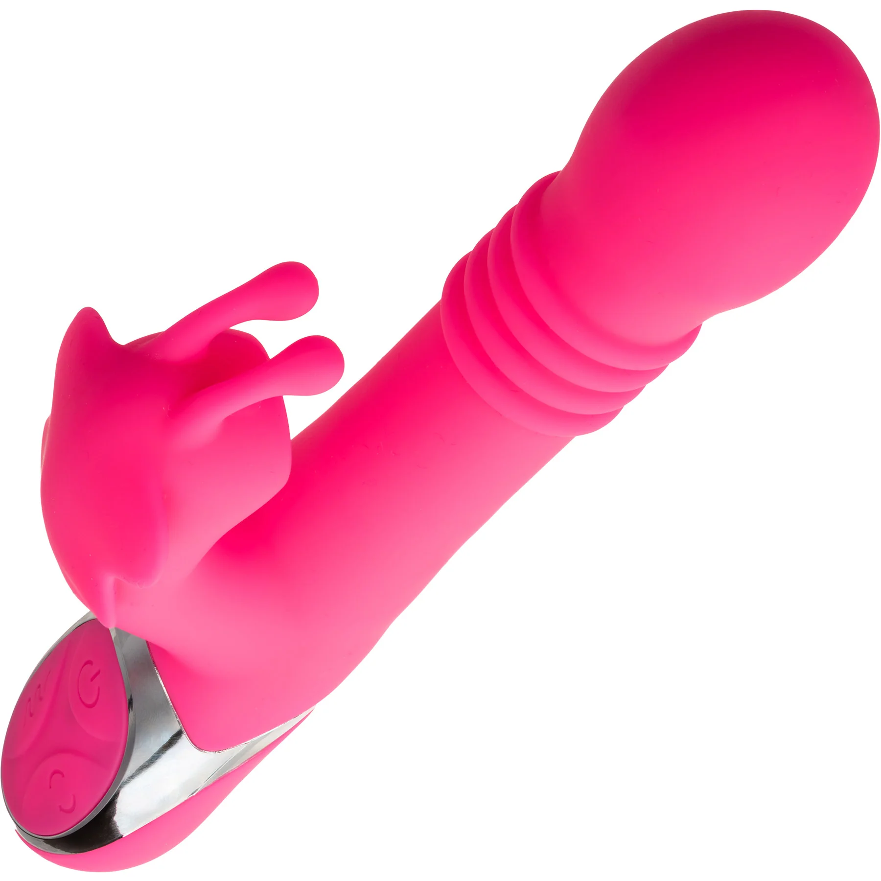 Enchanted Kissing Butterfly Thrusting & Rotating Vibrator With Clitoral Stimulator - Image 4