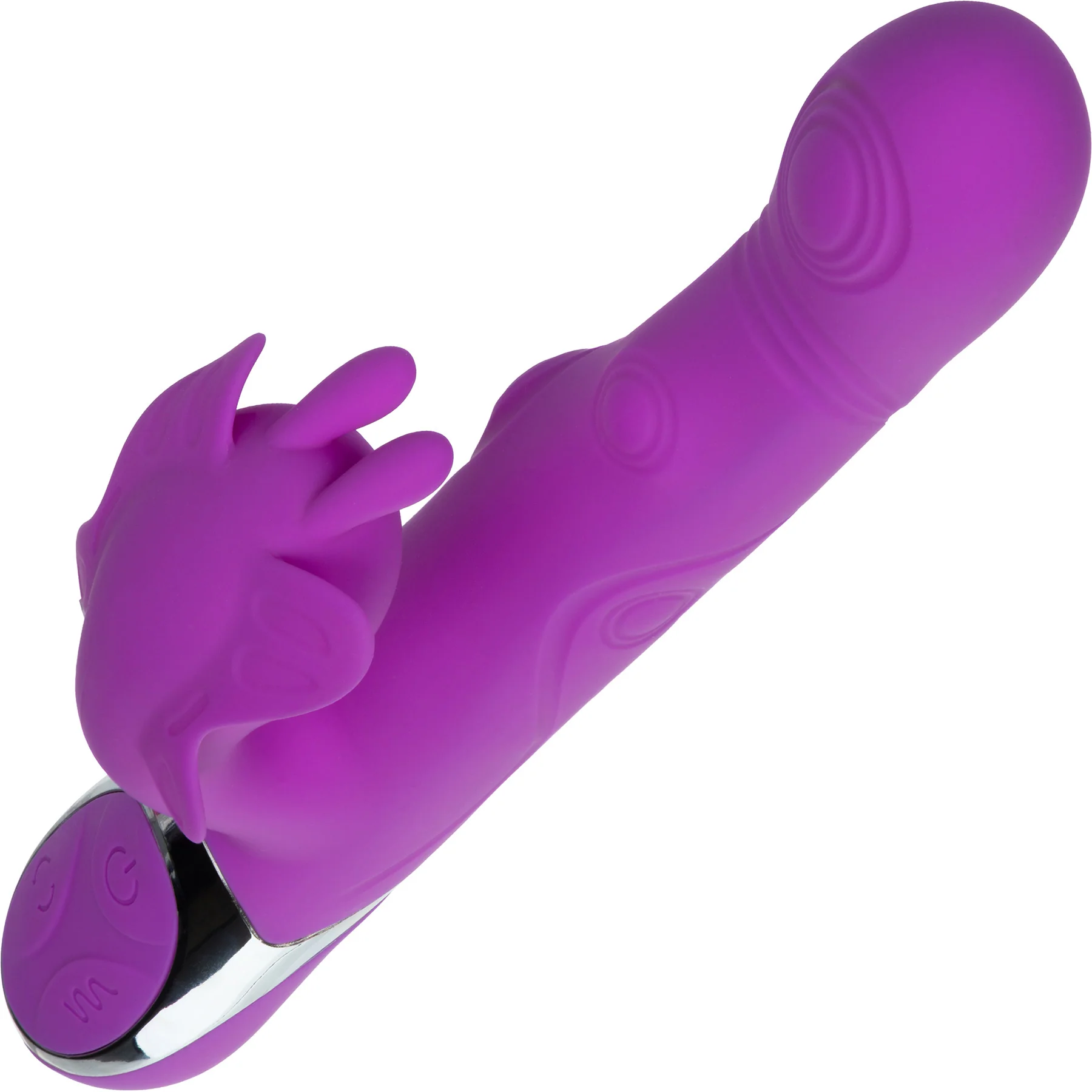 Enchanted Throbbing Butterfly Silicone Dual Stimulation Vibrator - Image 3