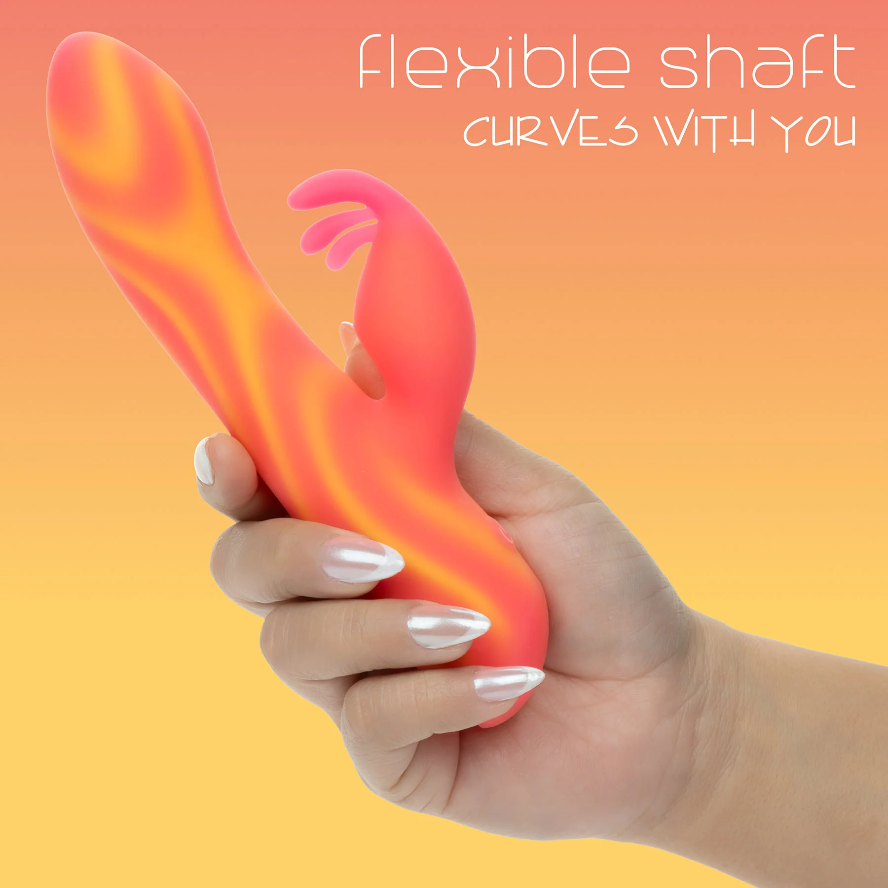 Endless Summer™ Moonlight Magic Illuminated Silicone Rabbit Vibrator - Image 4