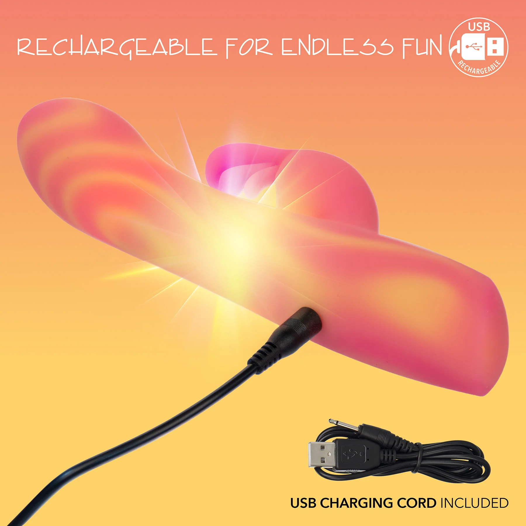 Endless Summer™ Moonlight Magic Illuminated Silicone Rabbit Vibrator - Image 6