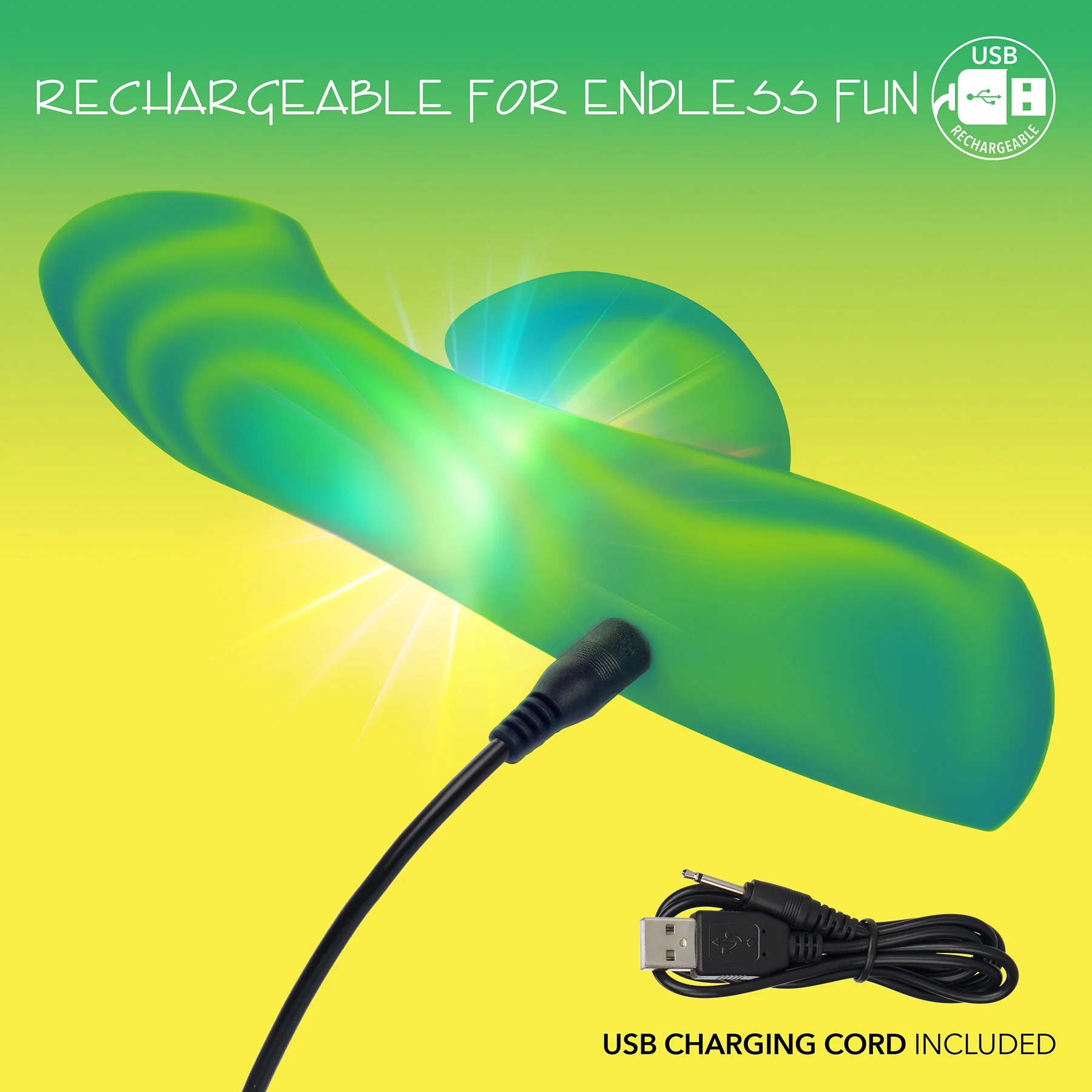 Endless Summer™ Twilight Tease Illuminated Silicone Rabbit Vibrator - Image 6