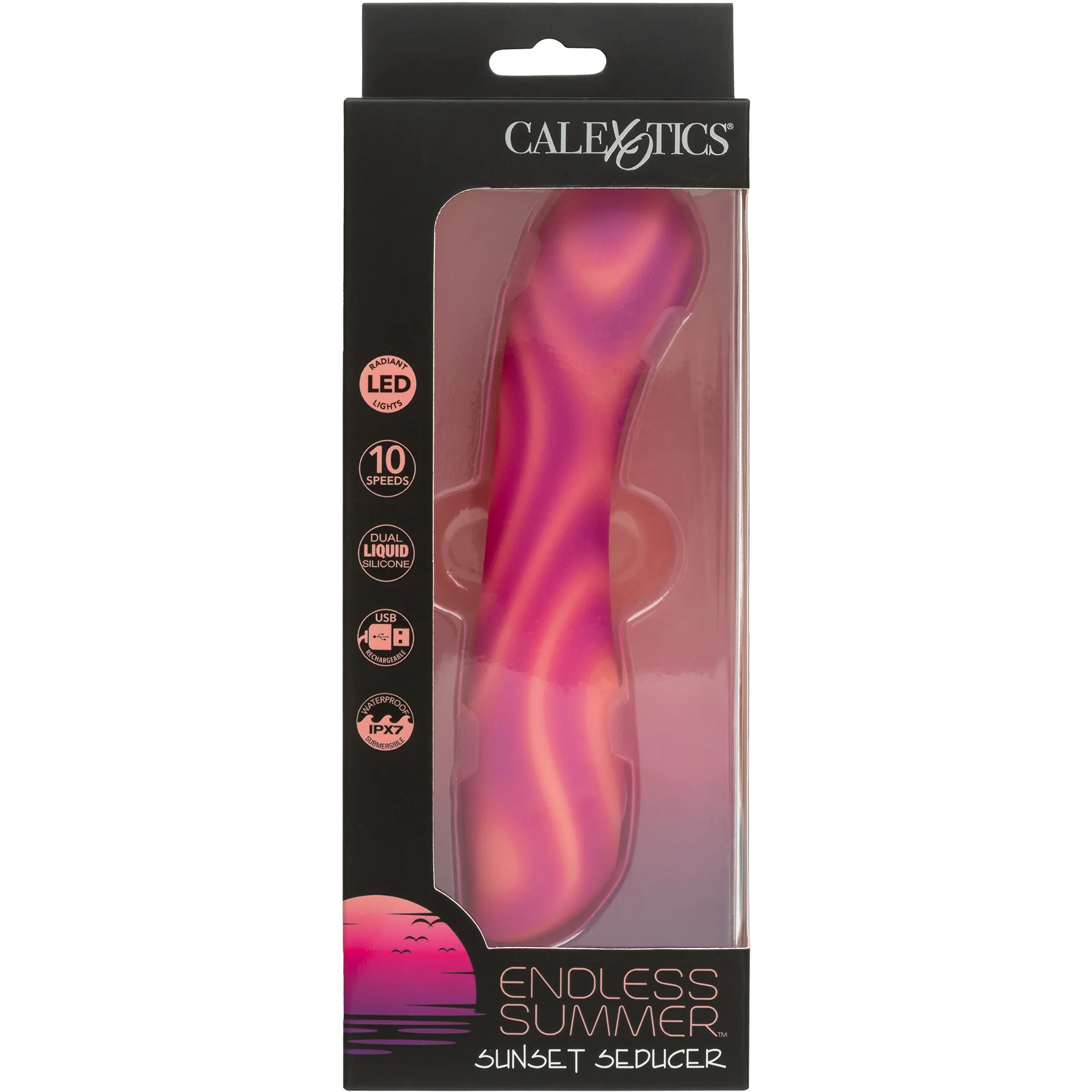 Endless Summer™ Sunset Seducer Illuminated Silicone Vibrator - Image 7