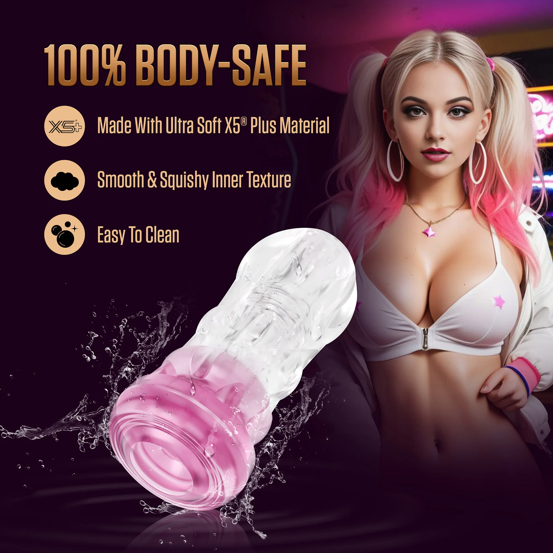 Enlust Candice Penis Stroker Masturbator By Blush - Image 6
