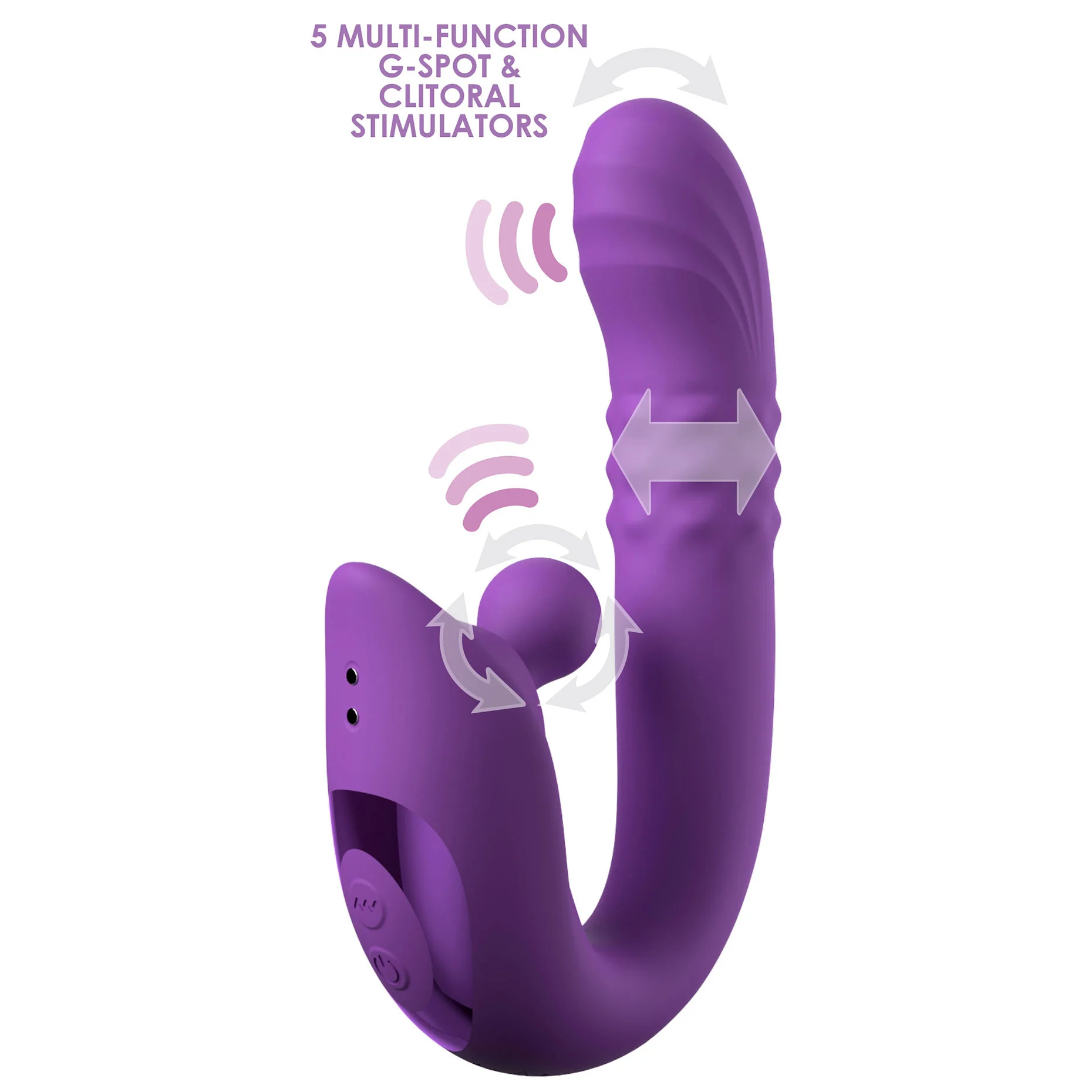Fantasy For Her Harmoni Pro Dual Stimulation Vibrator With G-Motion - Image 3
