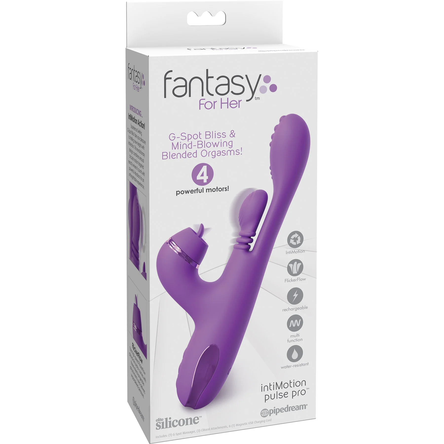 Fantasy For Her Intimotion Pulse Pro With 3 Attachments & G-Spot Vibration - Image 8