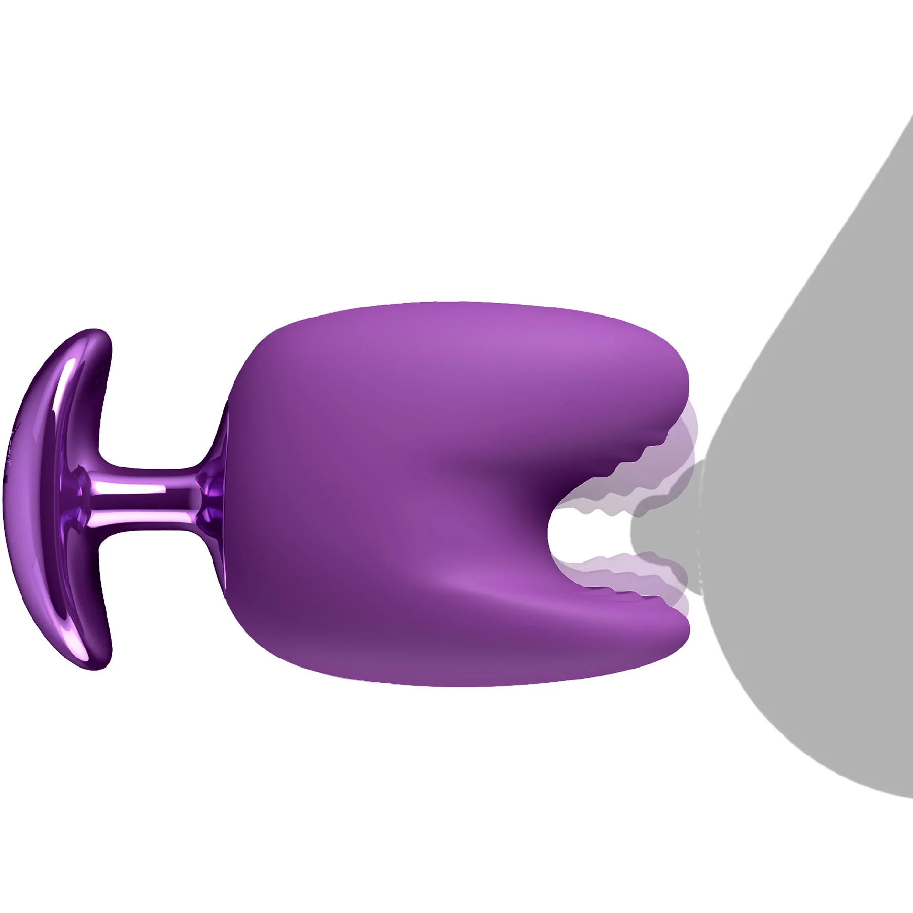 Fantasy For Her Luv Bites™ Rechargeable Nipple Clamp Stimulator - Image 3