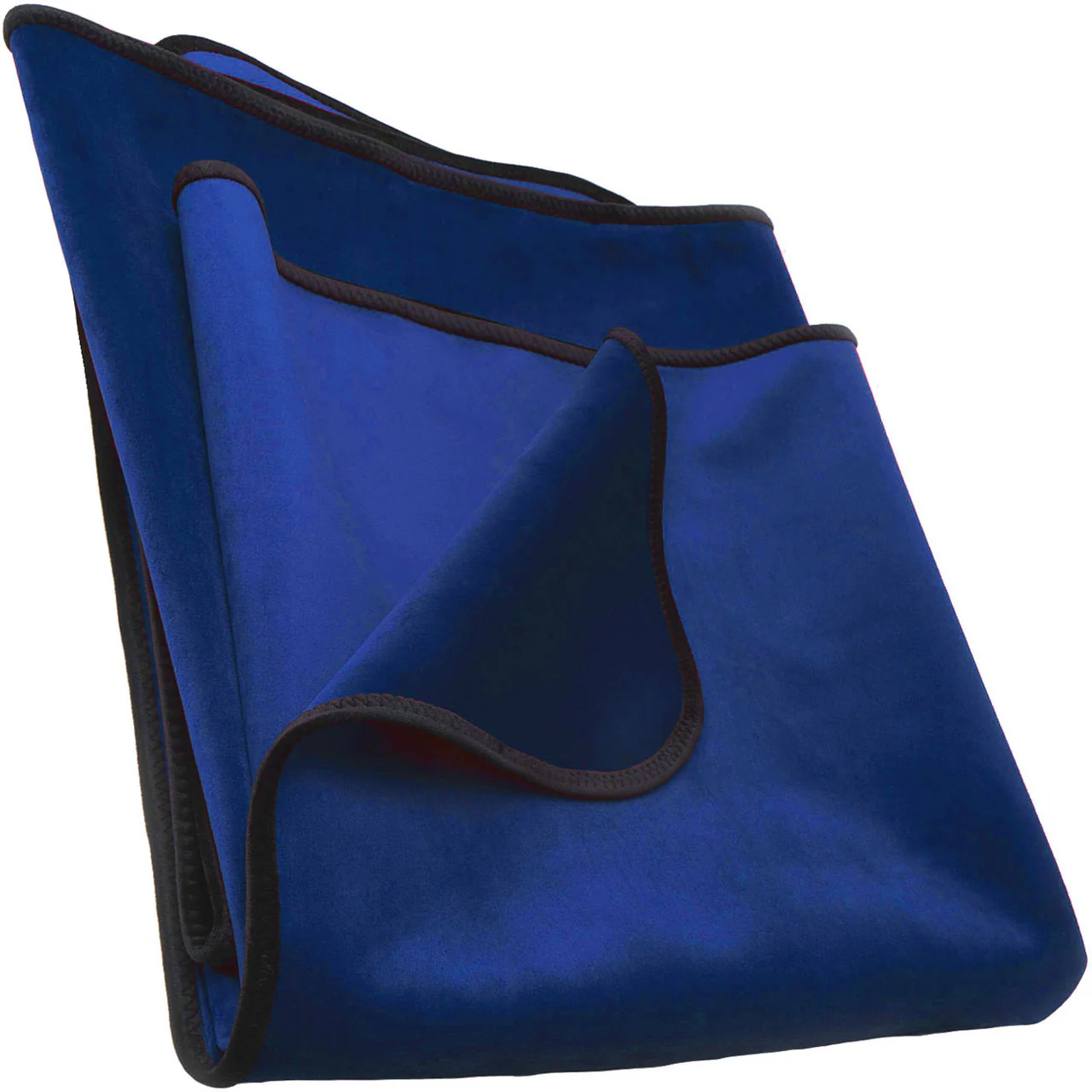 Fascinator King Size Throw Moisture-Proof Sensual Blanket - Microvelvet Royal Blue 80" x 76" - Image 3
