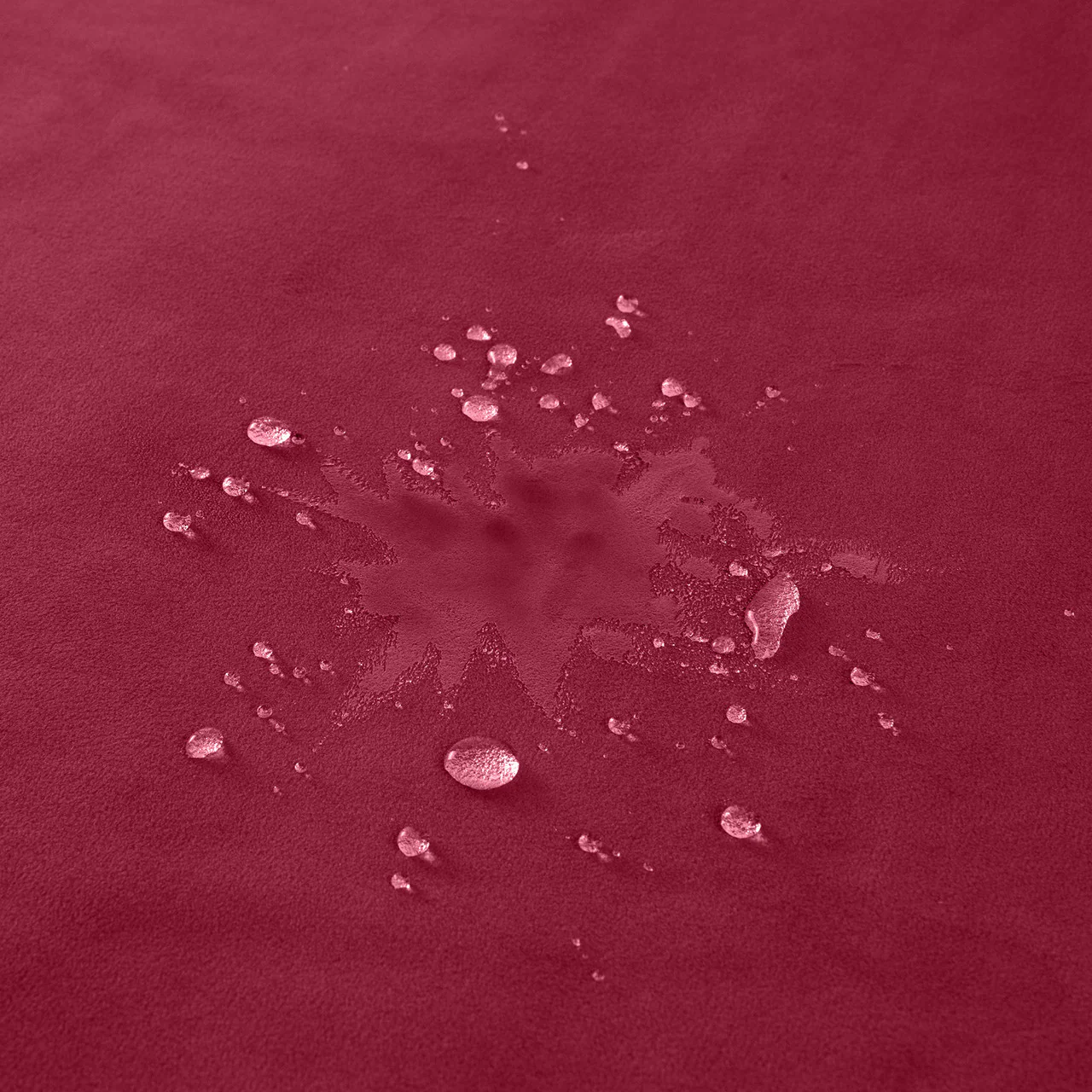 Fascinator Mini Throw Moisture-Proof Sensual Blanket - Microvelvet Merlot 36" x 26" - Image 3