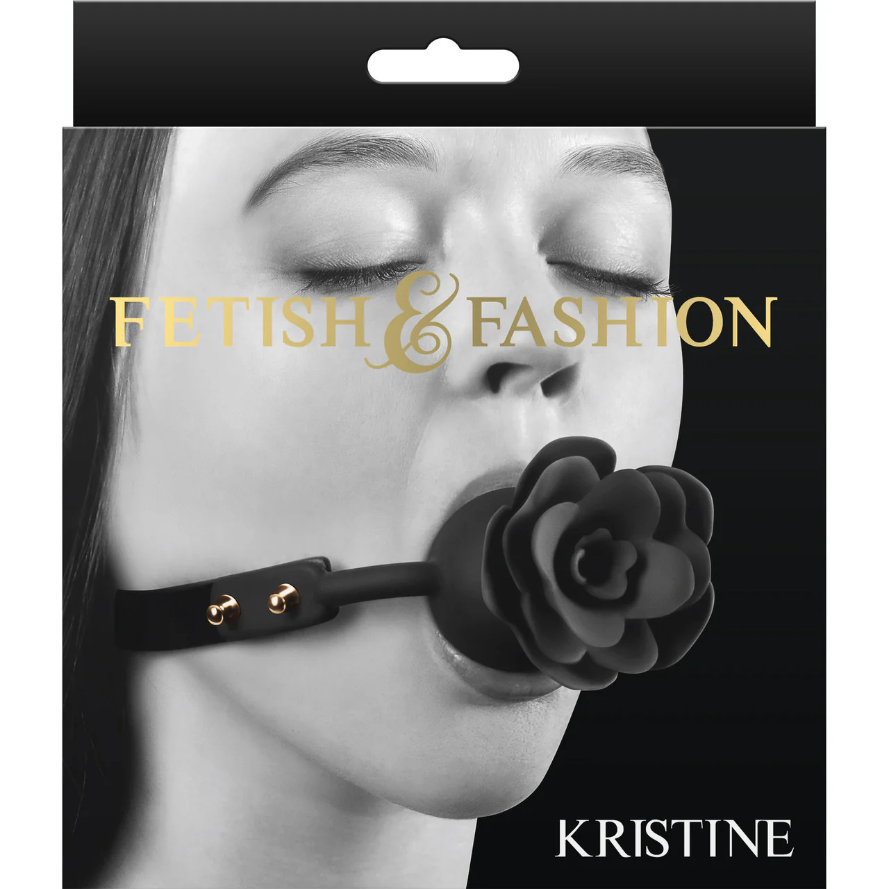 Fetish & Fashion Kristine Silicone Breathable Rose Gag By NS Novelties - Image 2