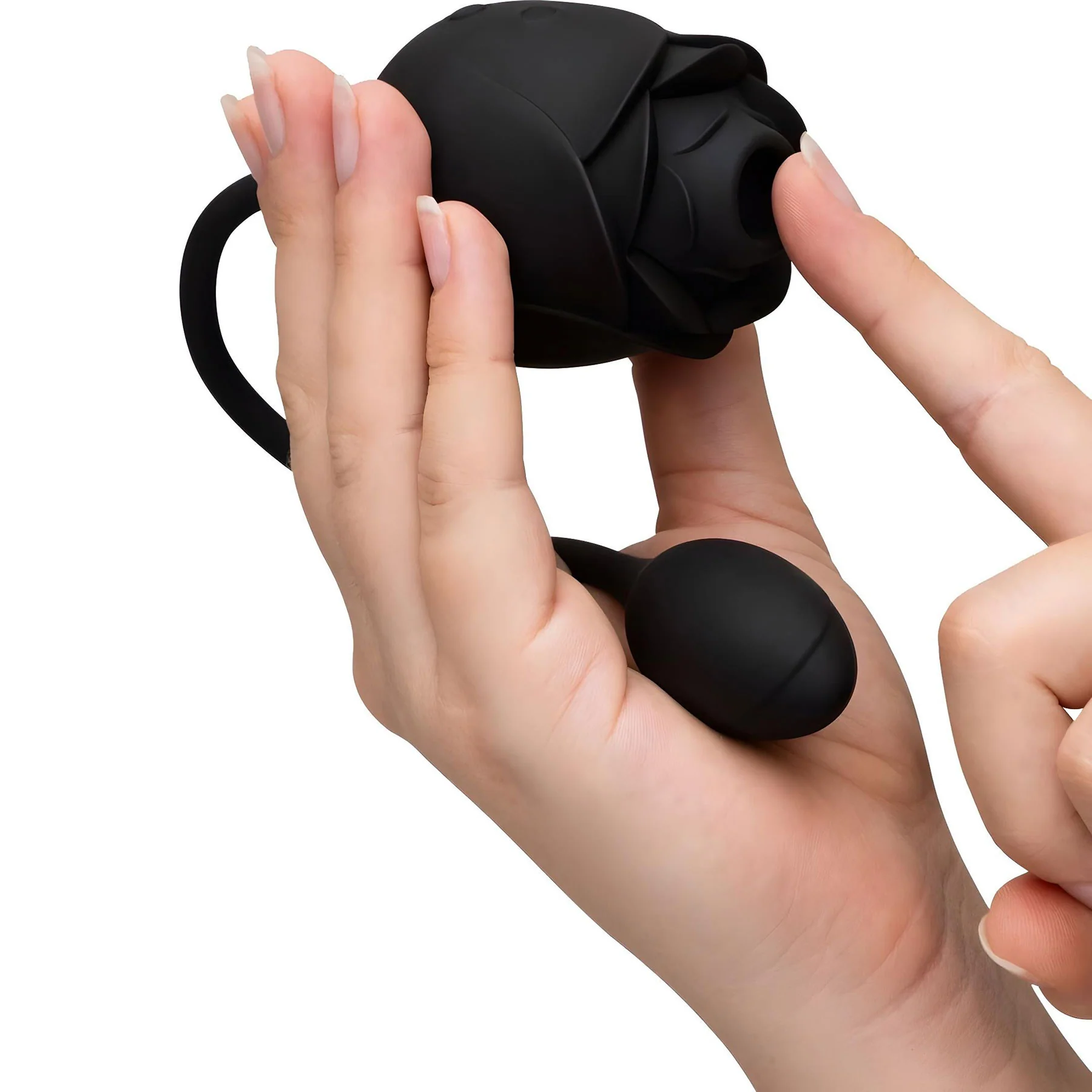 Fifty Shades Of Grey Dark Blushing Rose Clitoral Suction Stimulator & Vibrating Egg - Image 2