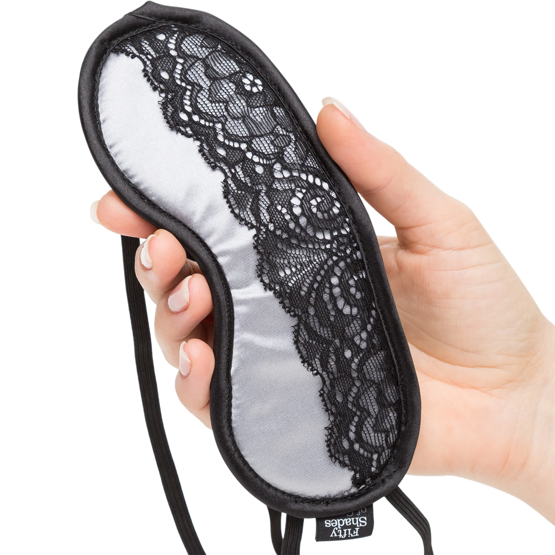 Fifty Shades of Grey Play Nice Satin and Lace Blindfold - Image 3