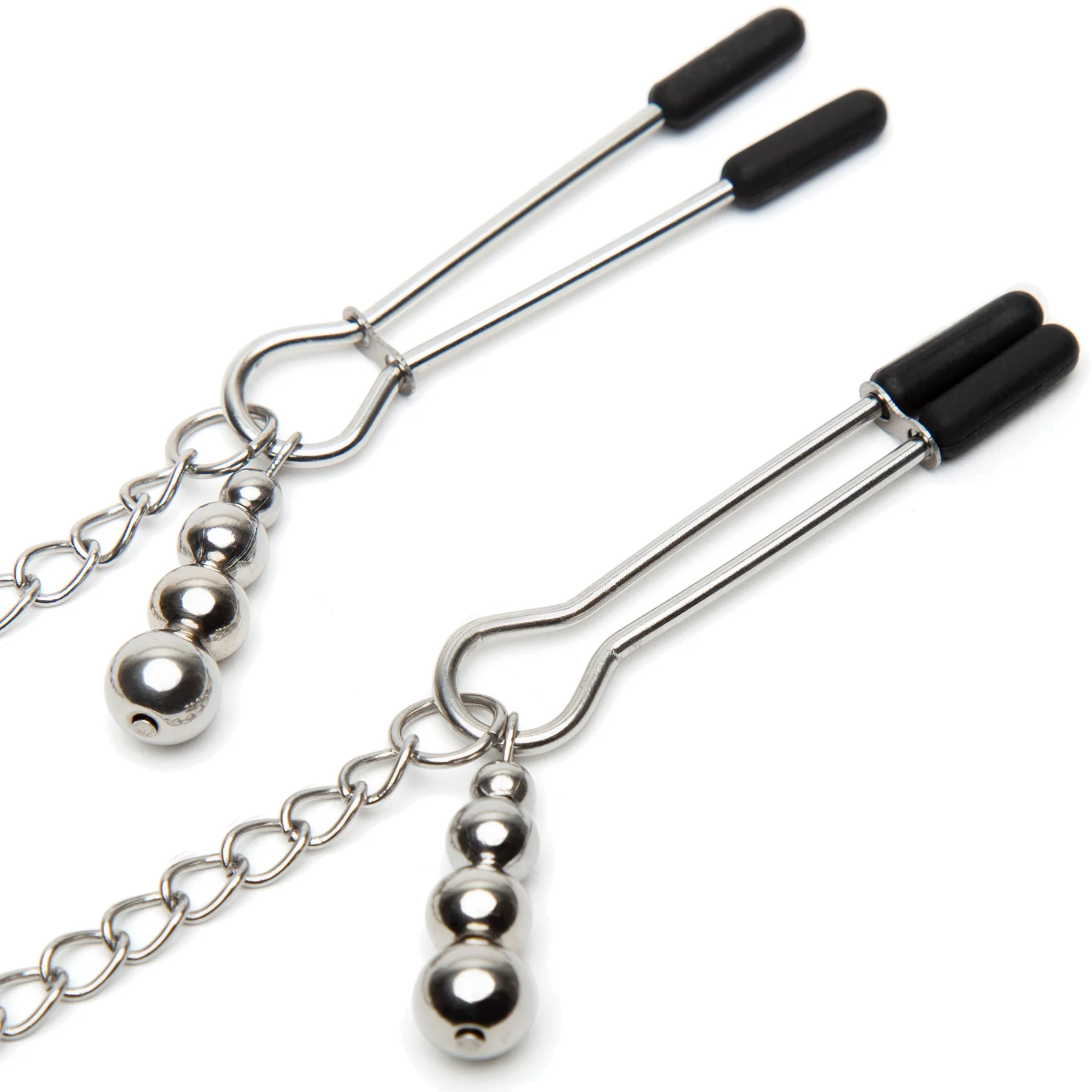 Fifty Shades of Grey Play Nice Satin & Lace Collar and Nipple Clamps - Image 2