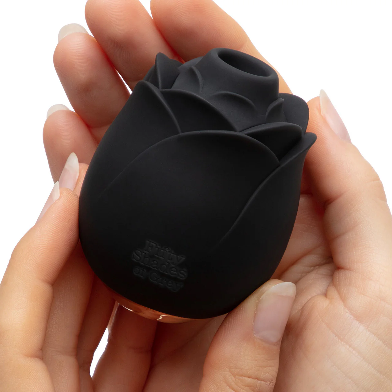 Fifty Shades Of Grey The Rose Silicone Rechargeable Clitoral Pressure Wave Stimulator - Black - Image 2