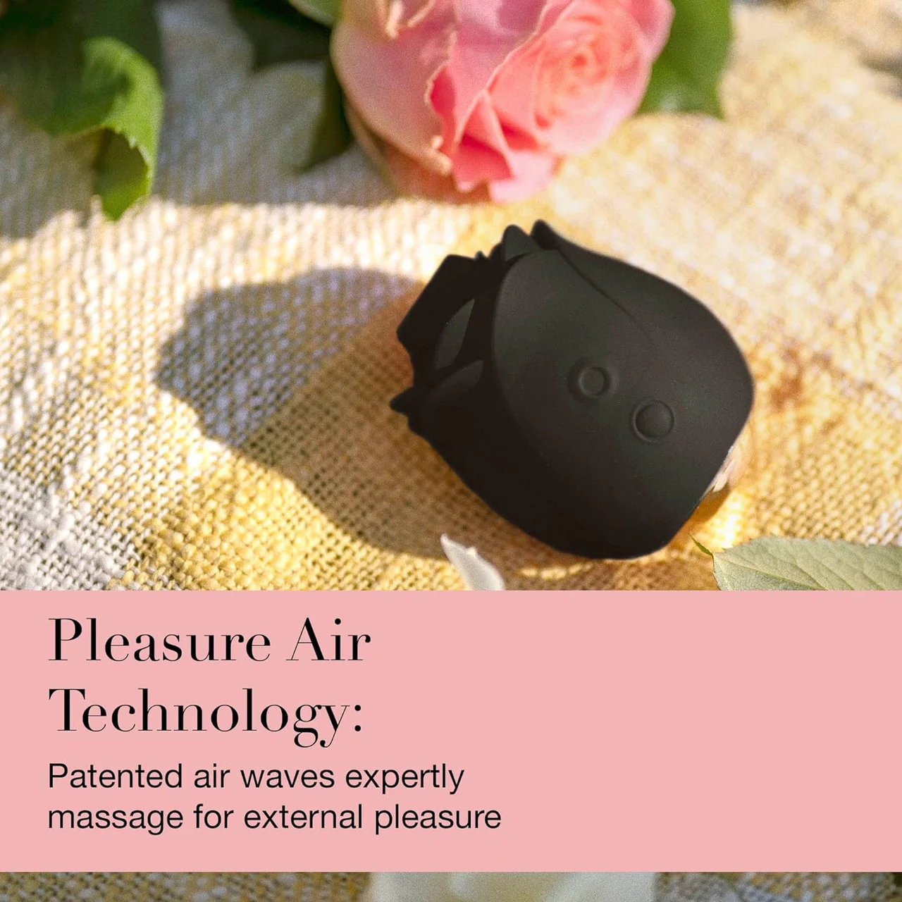 Fifty Shades Of Grey The Rose Silicone Rechargeable Clitoral Pressure Wave Stimulator - Black - Image 4