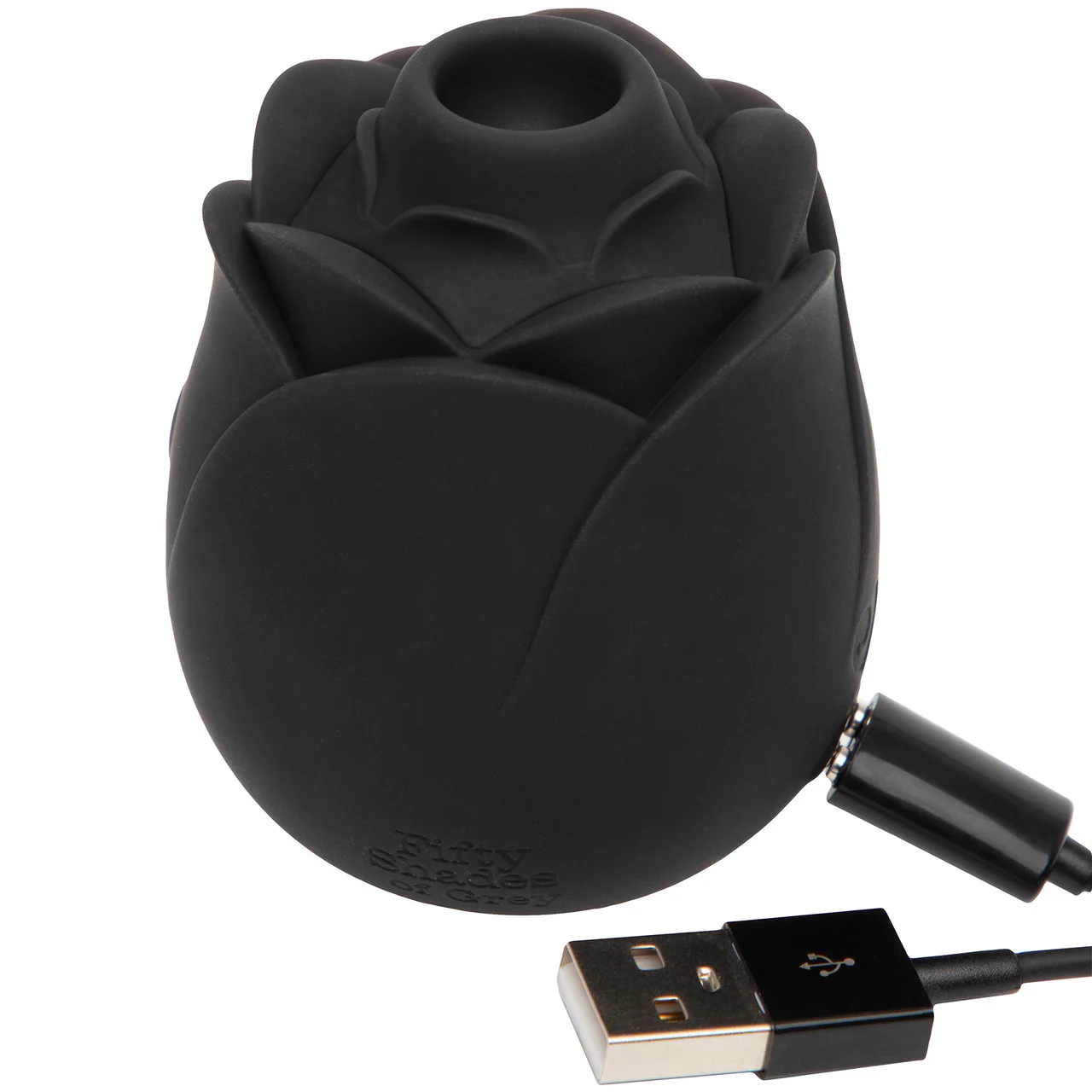 Fifty Shades Of Grey The Rose Silicone Rechargeable Clitoral Pressure Wave Stimulator - Black - Image 8